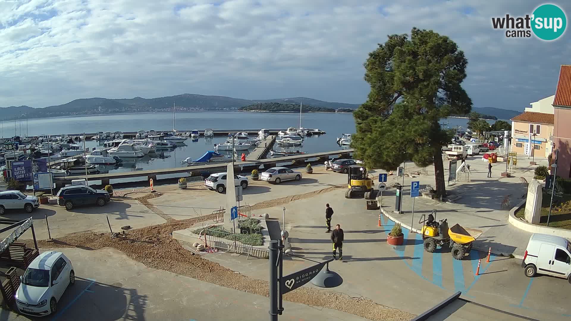 Biograd na Moru webcam – König Tomislav Platz