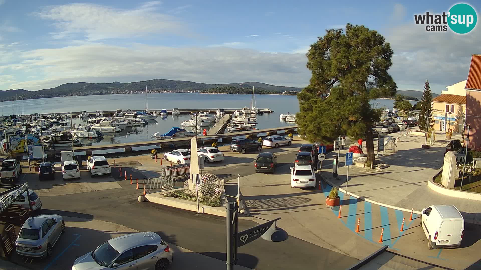 Biograd na Moru webcam – König Tomislav Platz