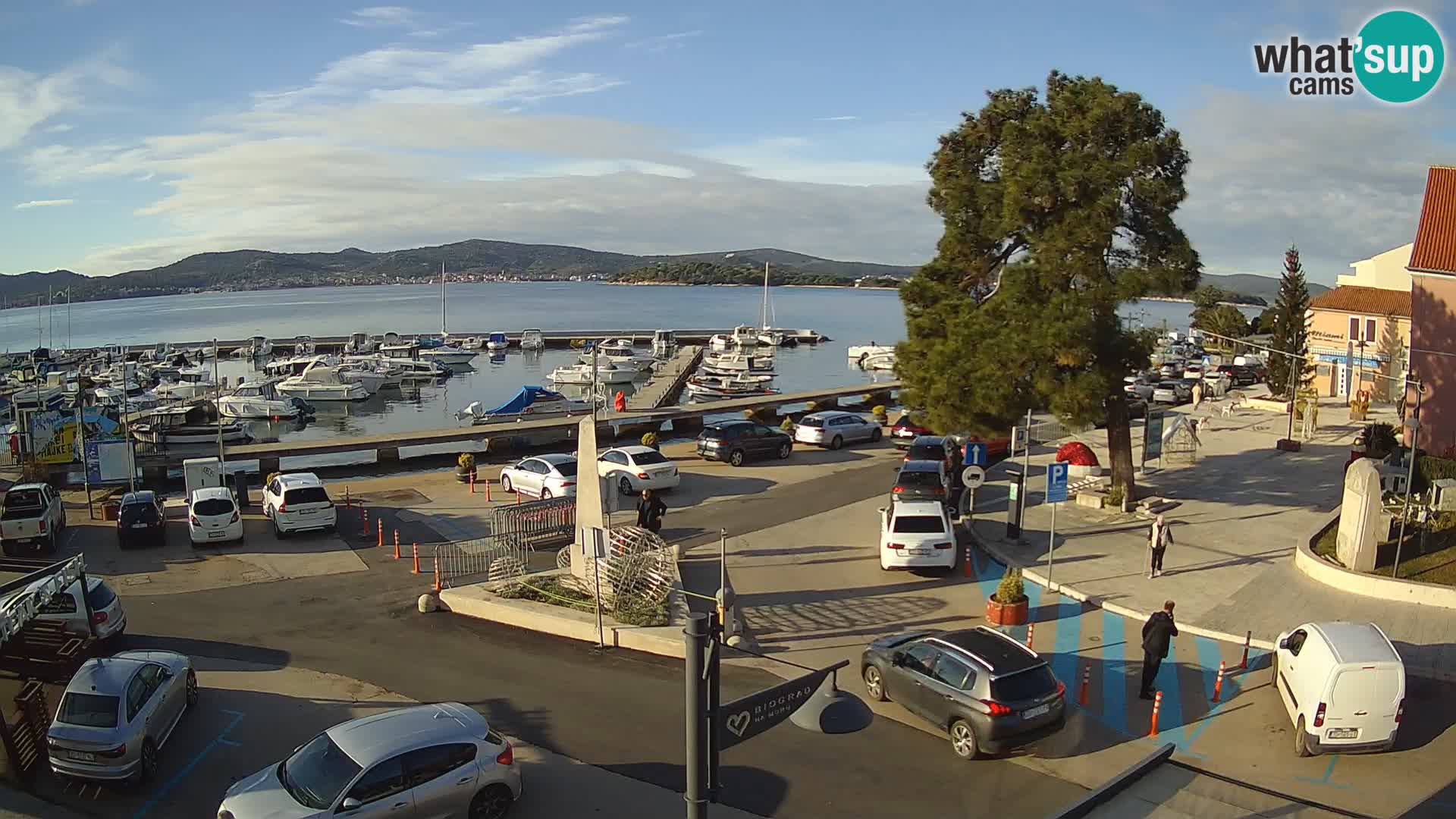 Biograd na Moru webcam – König Tomislav Platz