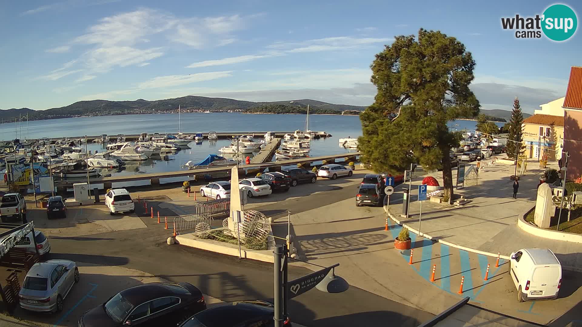 Biograd na Moru webcam – König Tomislav Platz