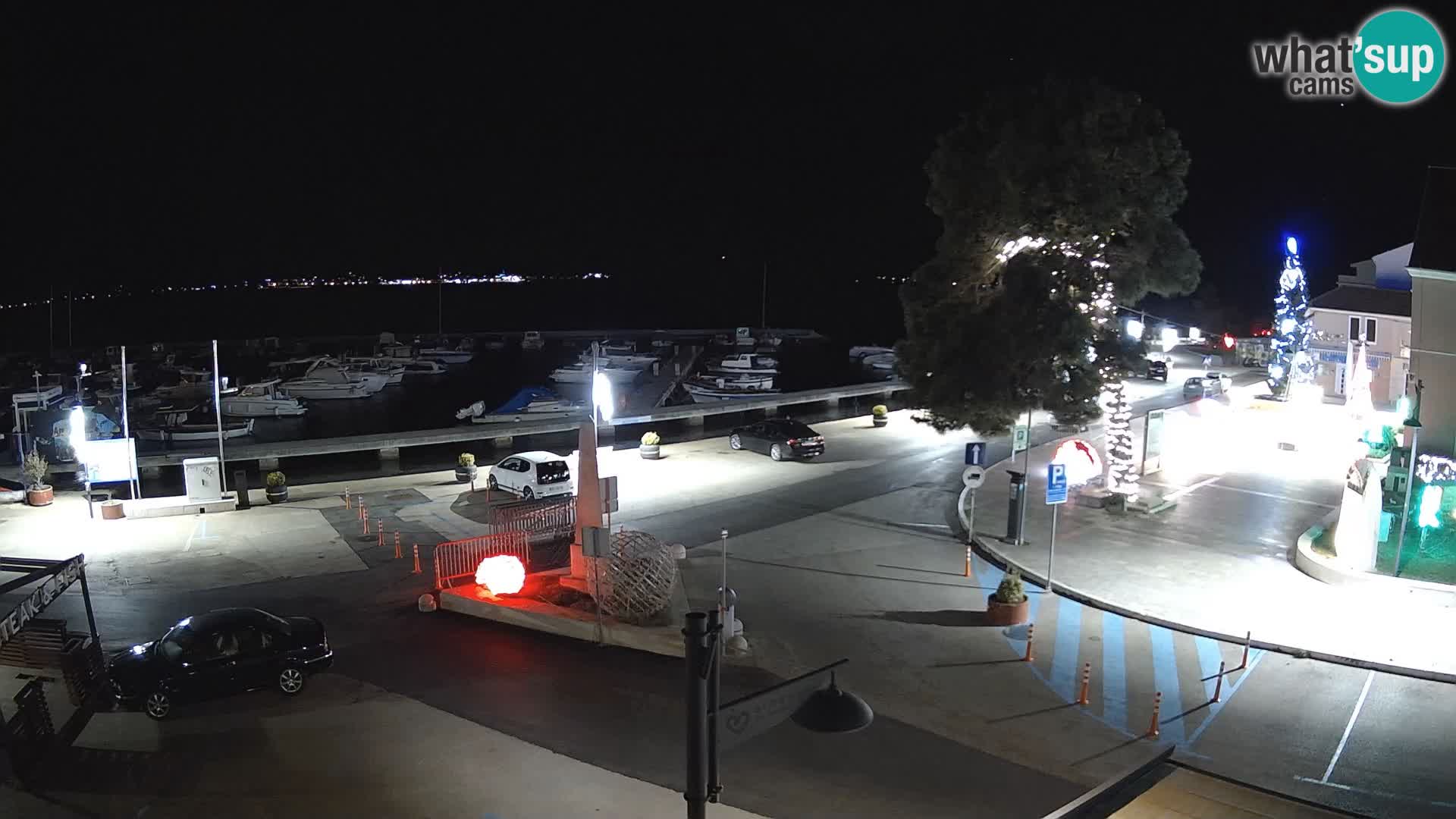 Biograd na Moru webcam – König Tomislav Platz