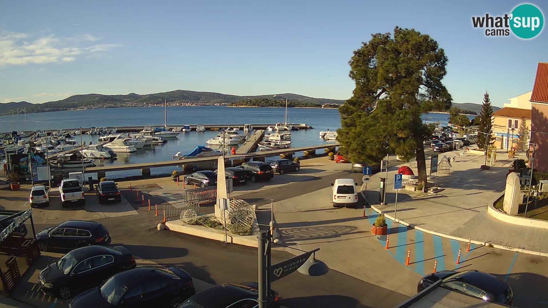 Biograd na Moru webcam – König Tomislav Platz