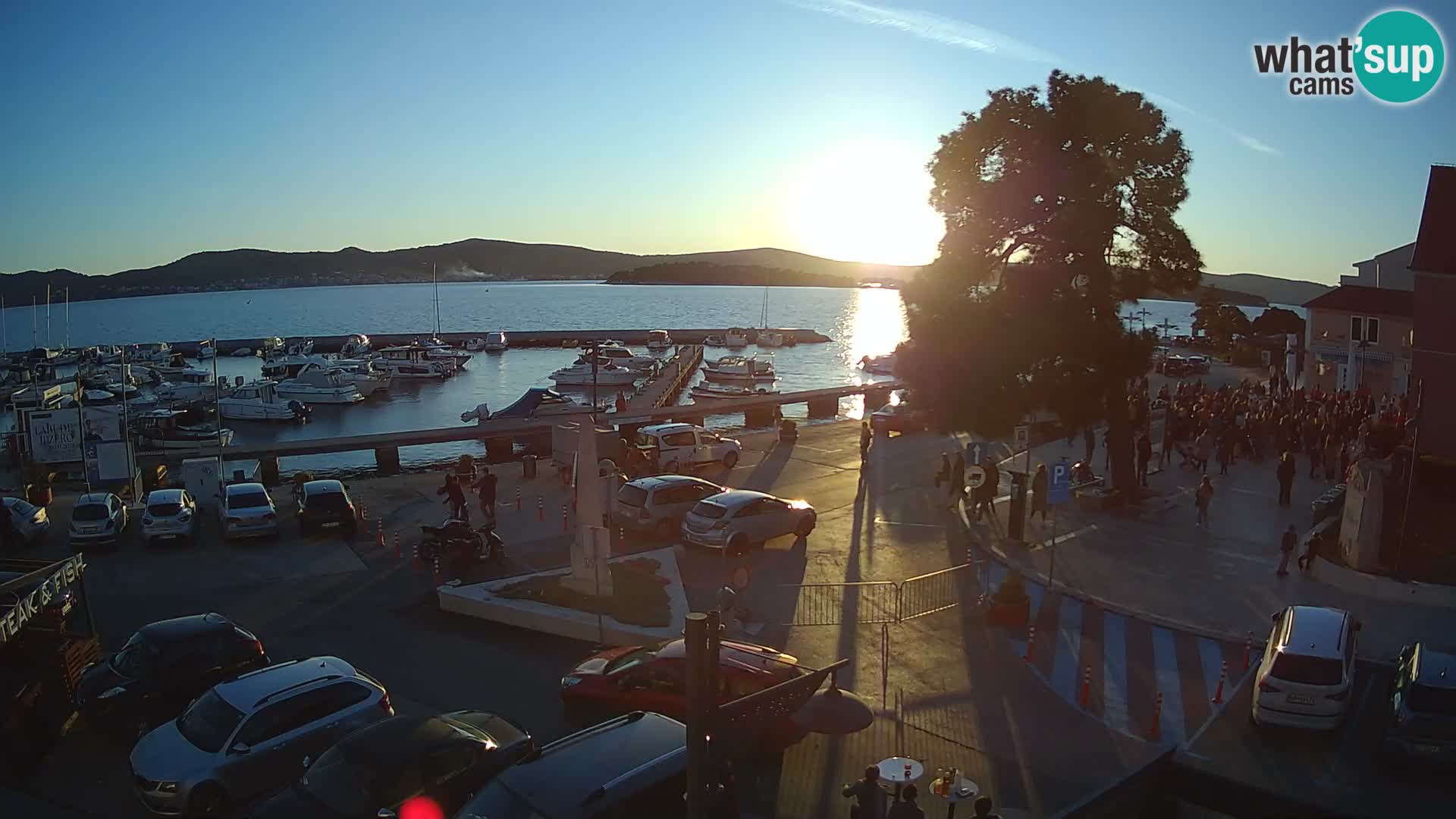 Biograd na Moru webcam – König Tomislav Platz