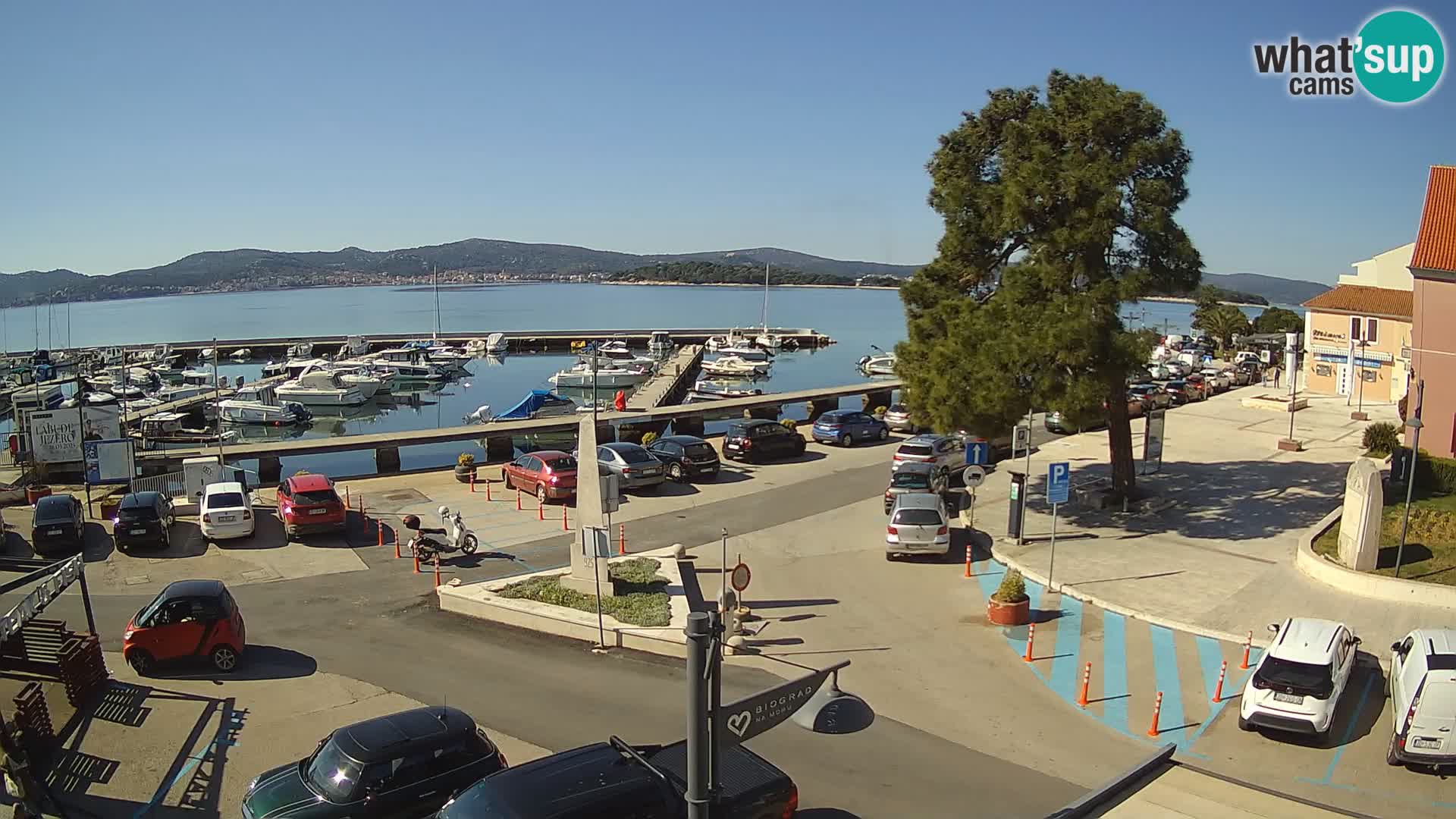 Biograd na Moru webcam – König Tomislav Platz