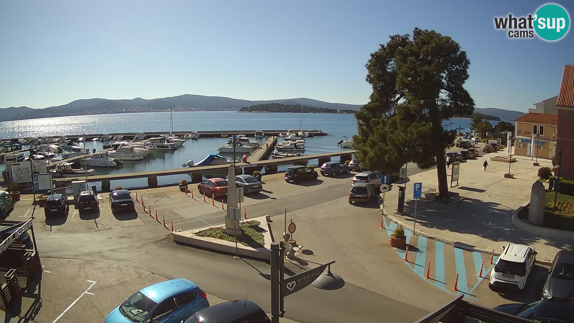 Biograd na Moru webcam – König Tomislav Platz