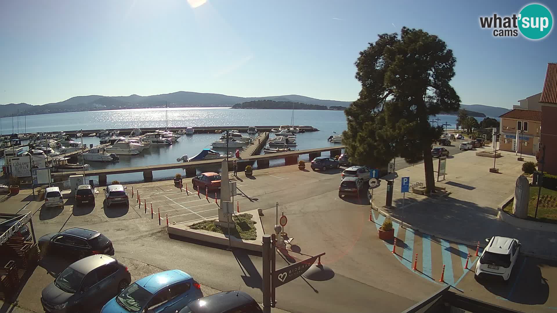 Biograd na Moru webcam – König Tomislav Platz