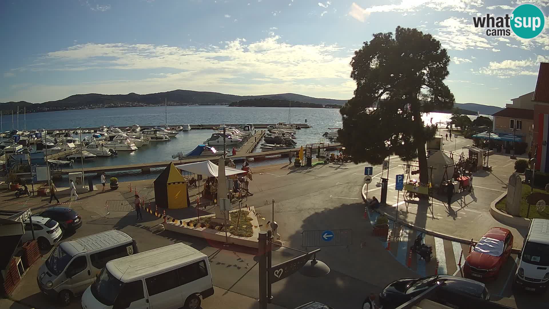 Biograd na Moru webcam – König Tomislav Platz