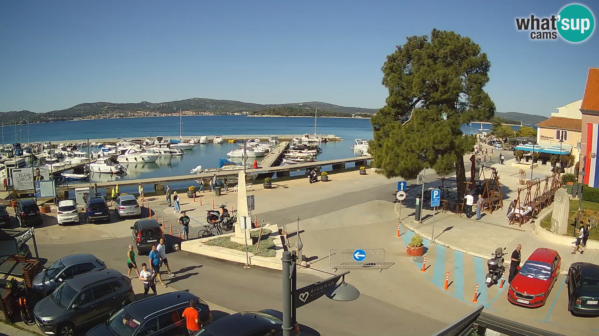 Kamera Biograd na Moru – trg kralja Tomislava