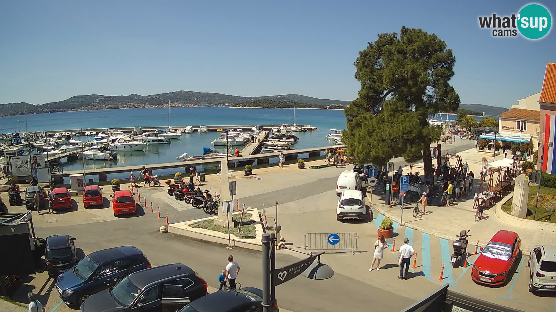 Kamera Biograd na Moru – trg kralja Tomislava