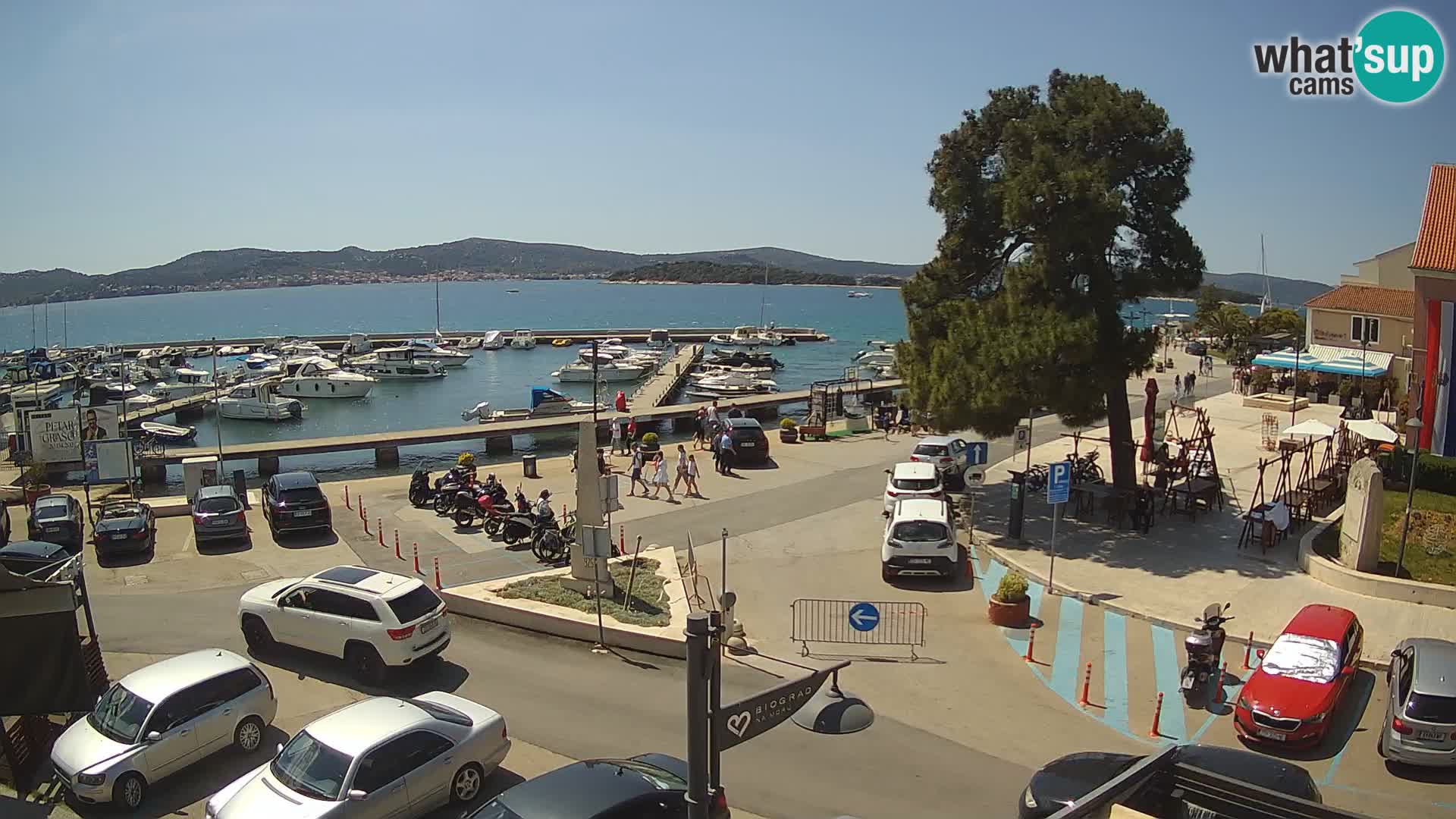 Kamera Biograd na Moru – trg kralja Tomislava