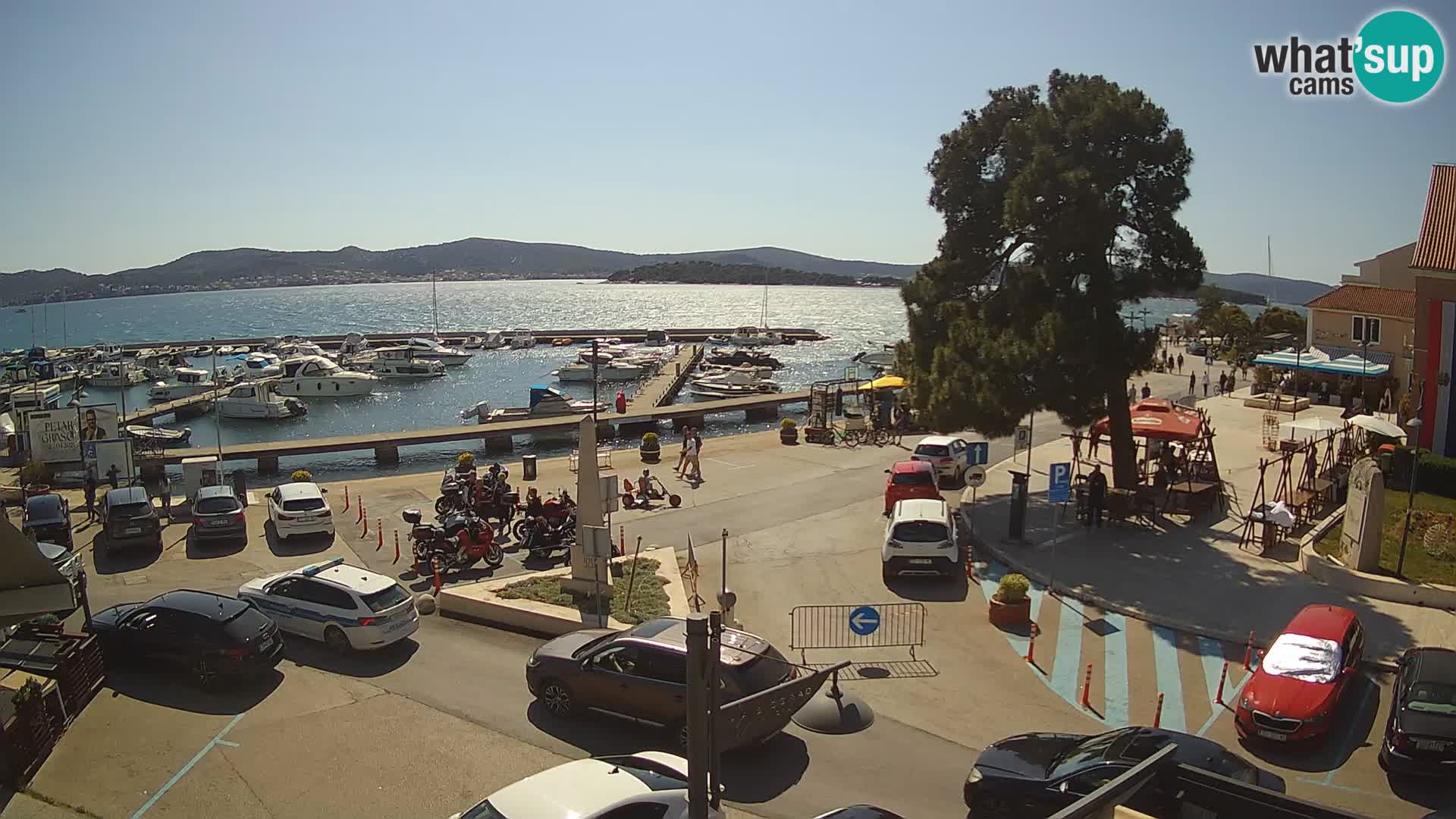 Biograd na Moru webcam – König Tomislav Platz