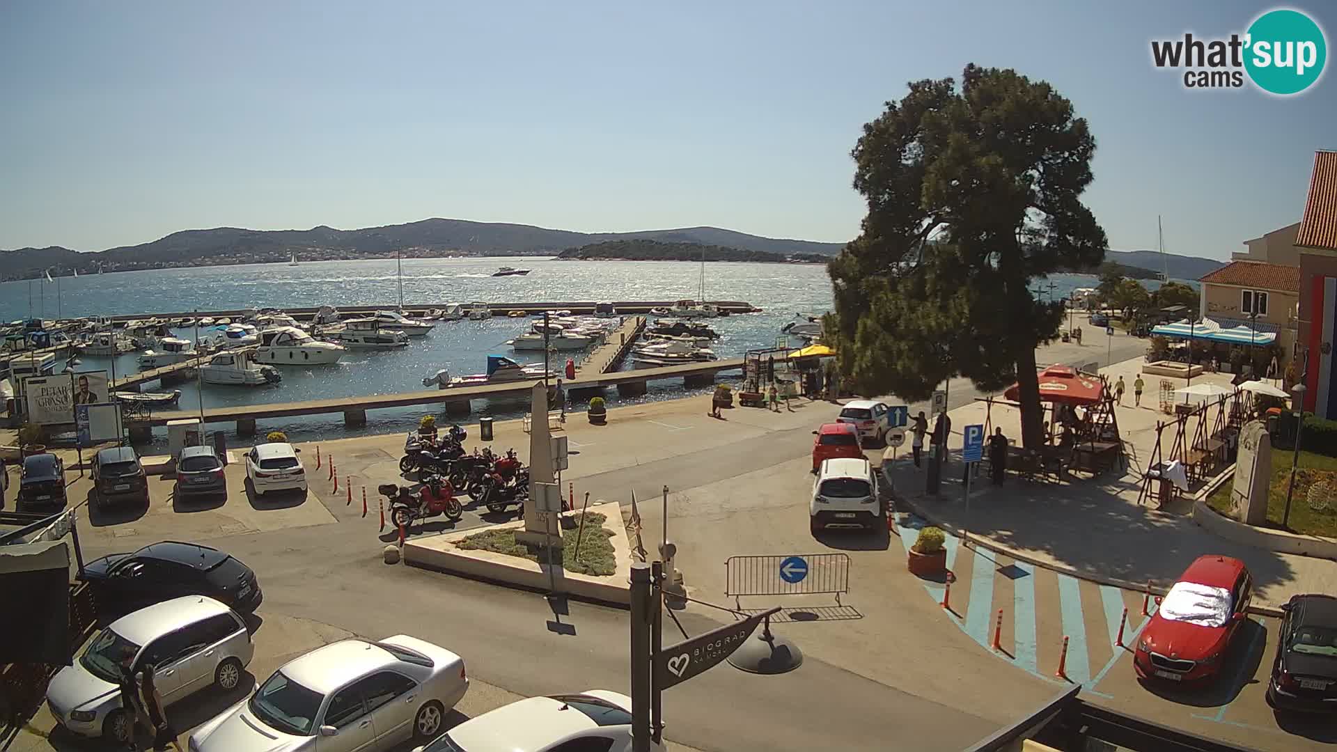 Biograd na Moru webcam – König Tomislav Platz