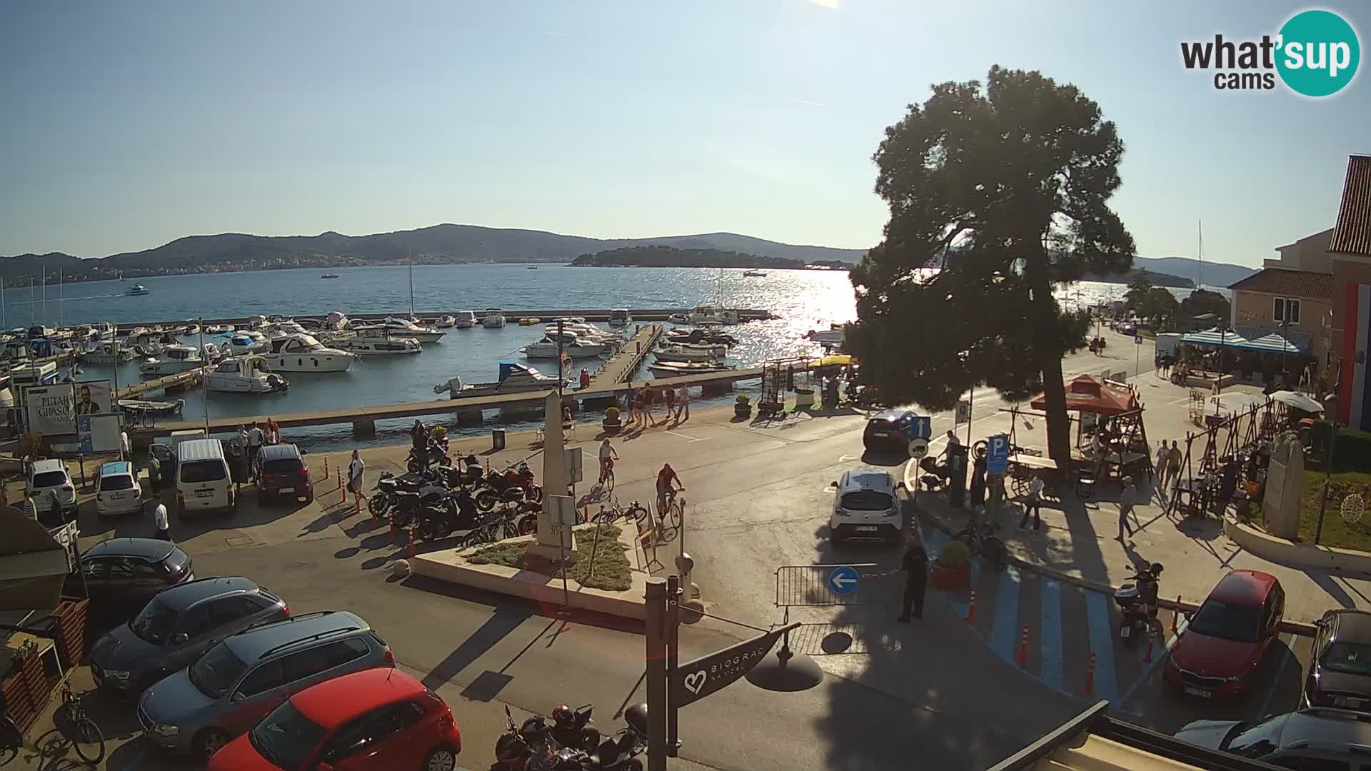 Biograd na Moru webcam – König Tomislav Platz