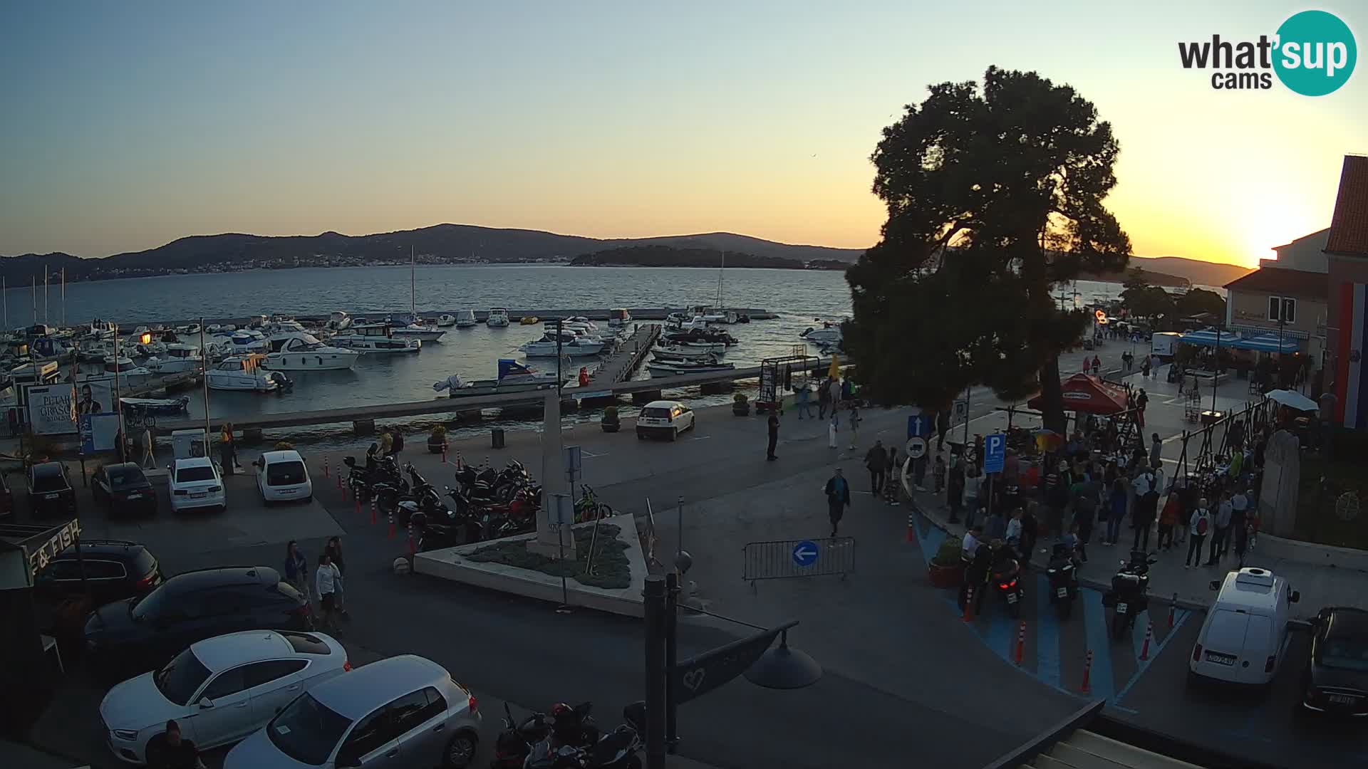 Biograd na Moru webcam – König Tomislav Platz
