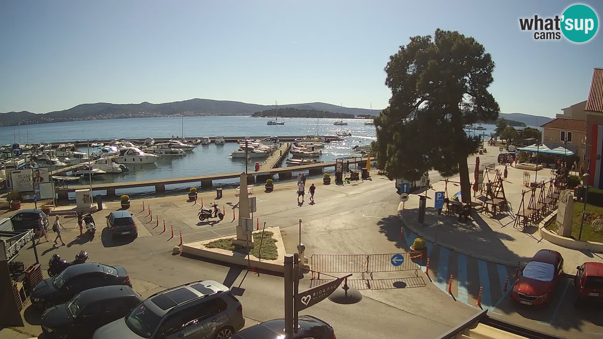 Biograd na Moru webcam – König Tomislav Platz