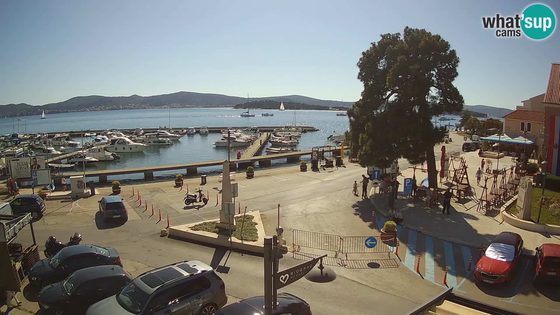 Biograd na Moru webcam – König Tomislav Platz