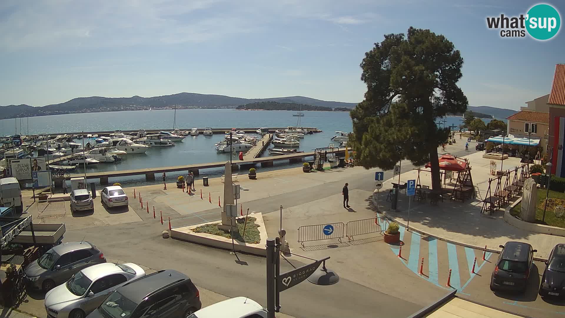 Kamera Biograd na Moru – trg kralja Tomislava