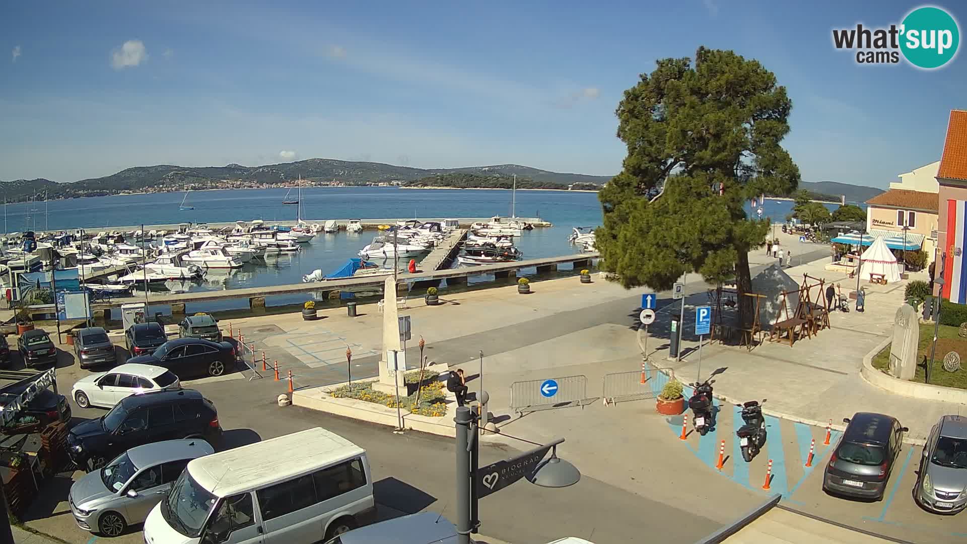 Kamera Biograd na Moru – trg kralja Tomislava