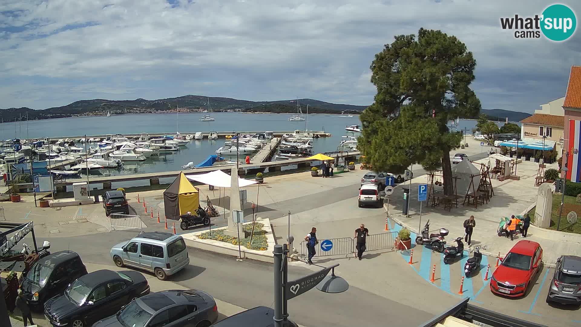 Kamera Biograd na Moru – trg kralja Tomislava