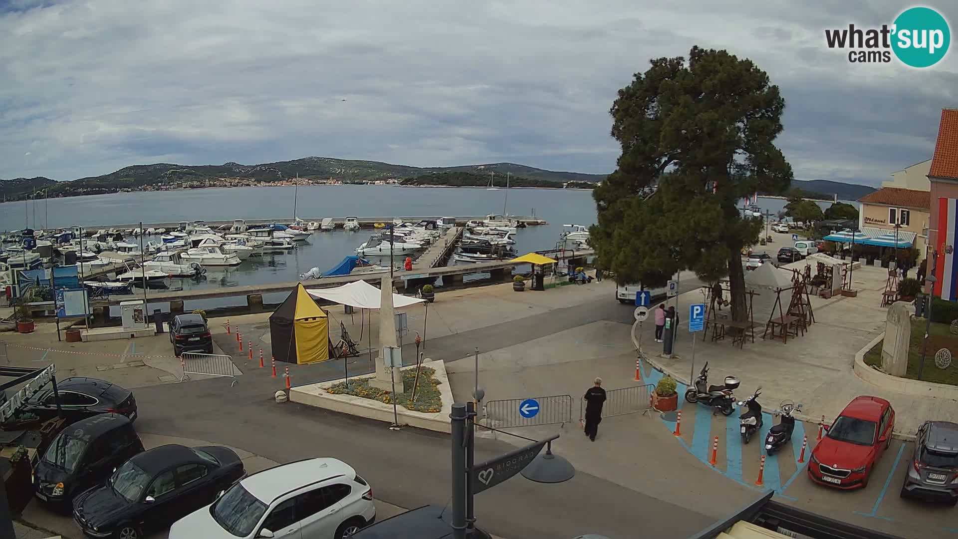 Kamera Biograd na Moru – trg kralja Tomislava