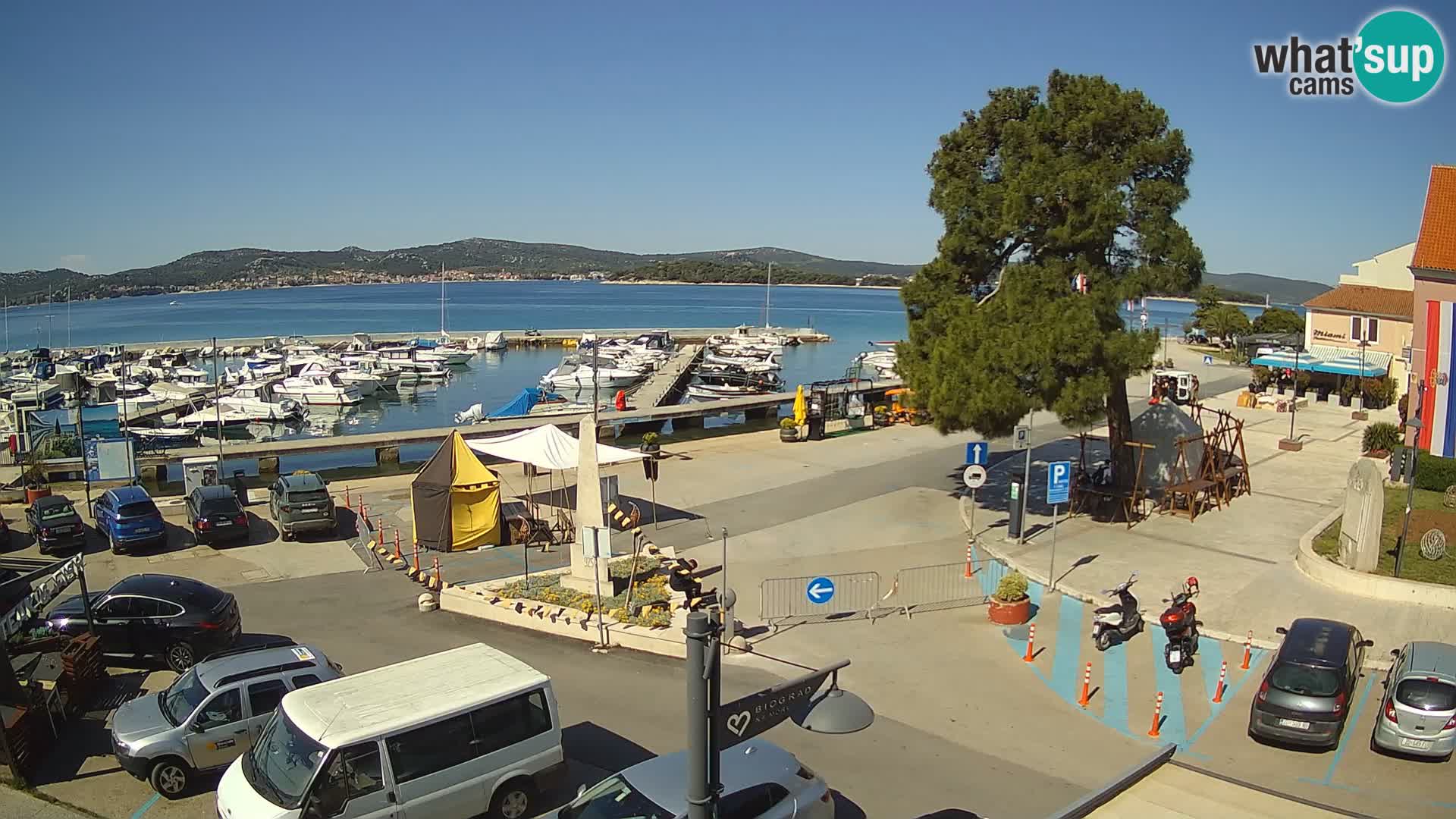 Kamera Biograd na Moru – trg kralja Tomislava