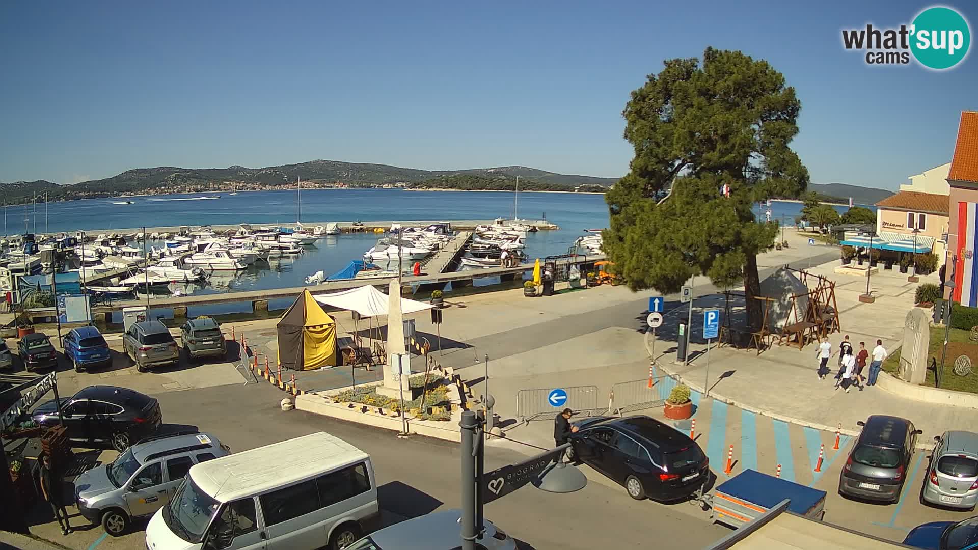 Kamera Biograd na Moru – trg kralja Tomislava