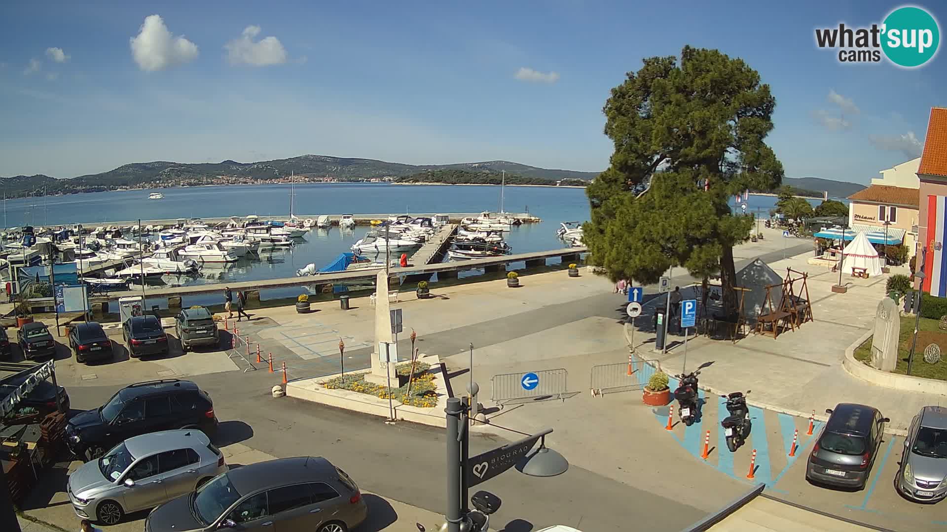 Kamera Biograd na Moru – trg kralja Tomislava