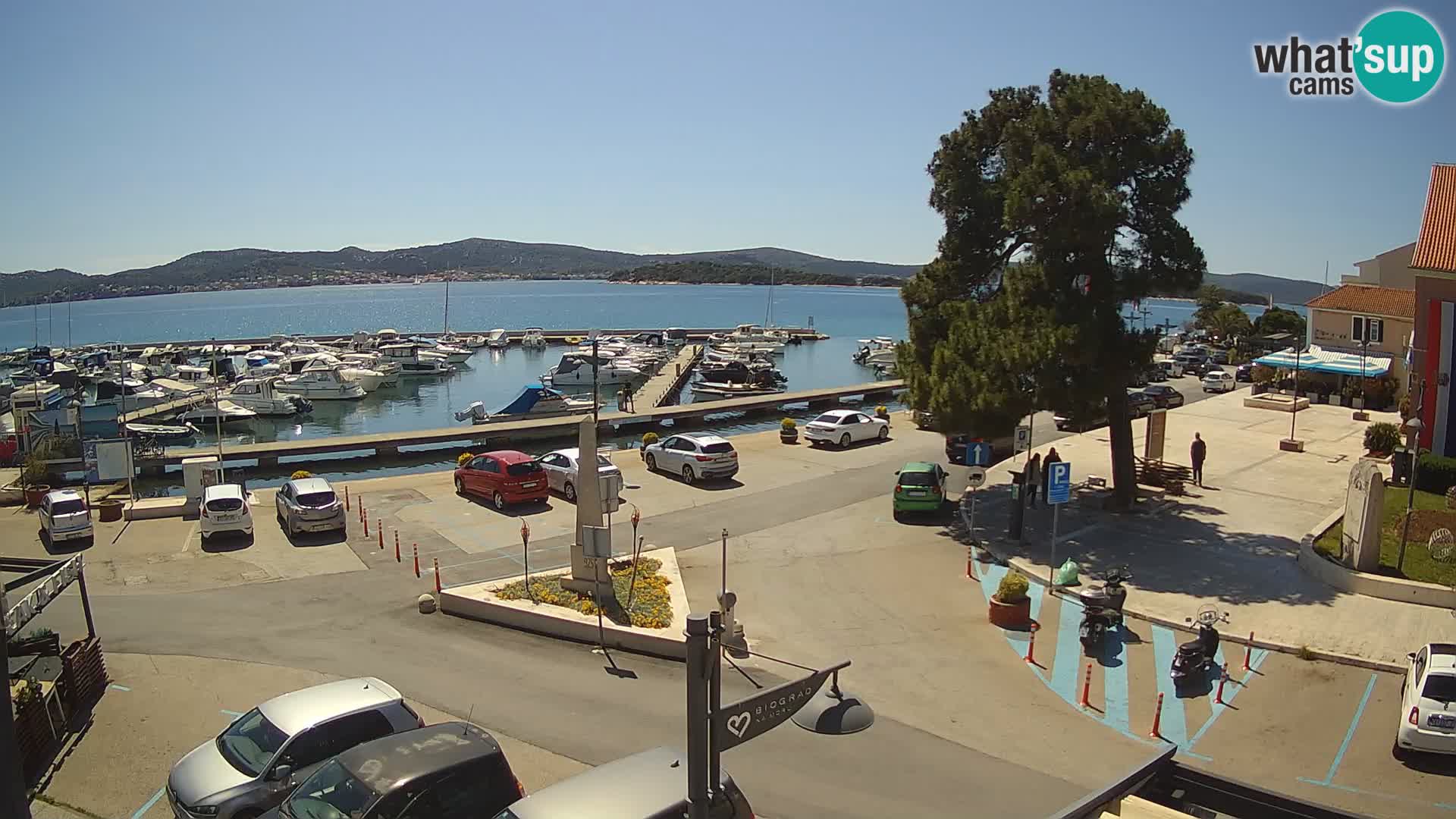 Kamera Biograd na Moru – trg kralja Tomislava
