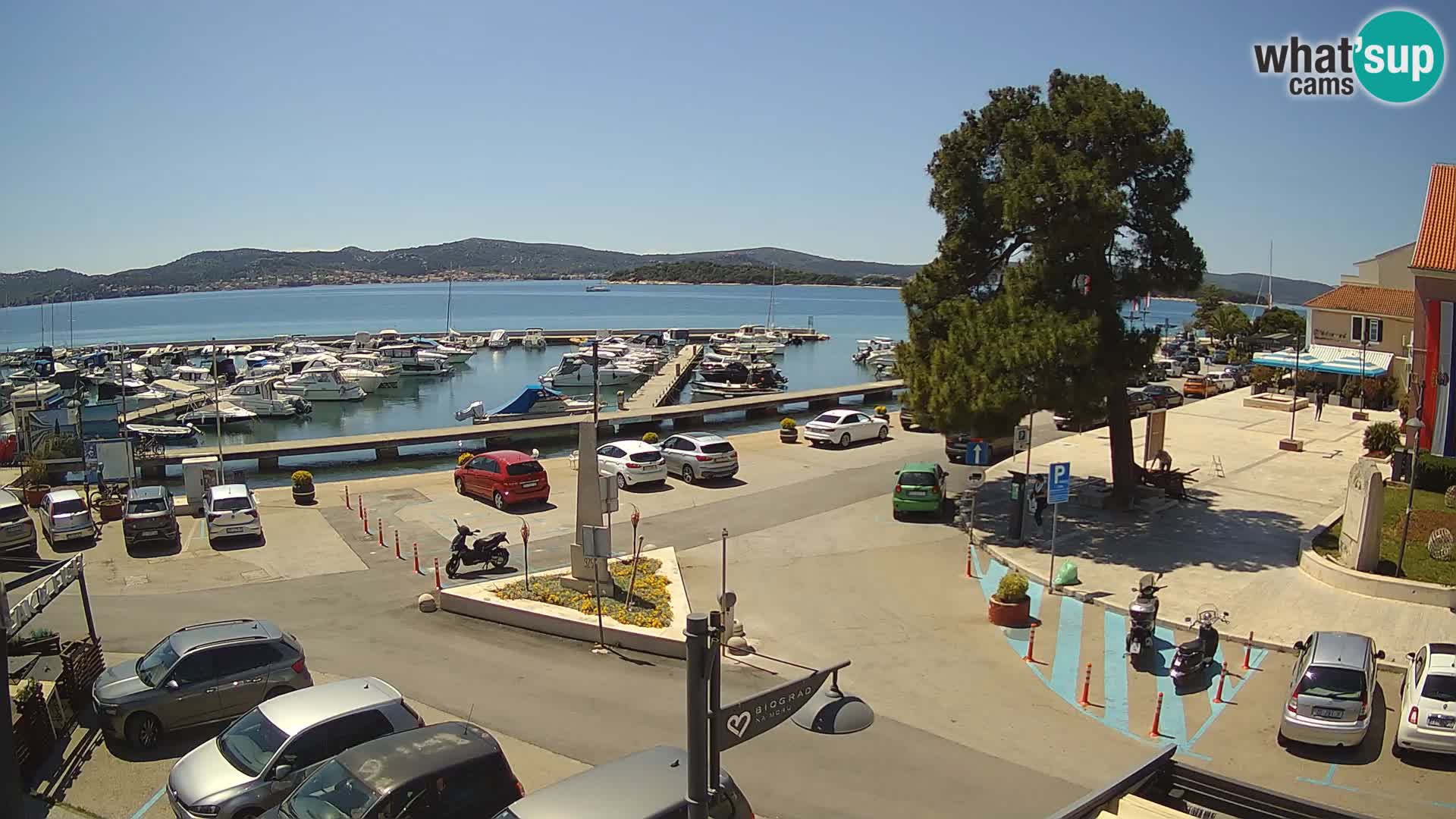 Kamera Biograd na Moru – trg kralja Tomislava