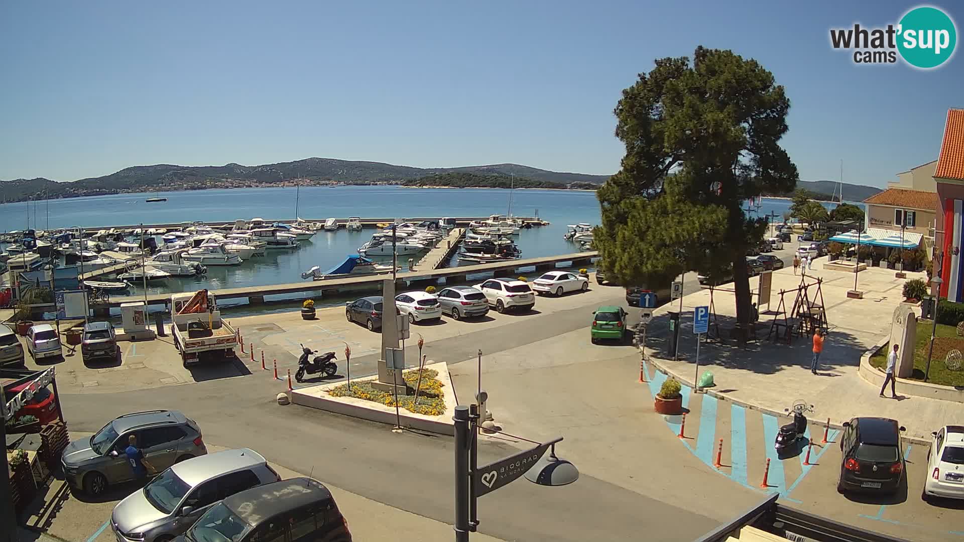 Kamera Biograd na Moru – trg kralja Tomislava