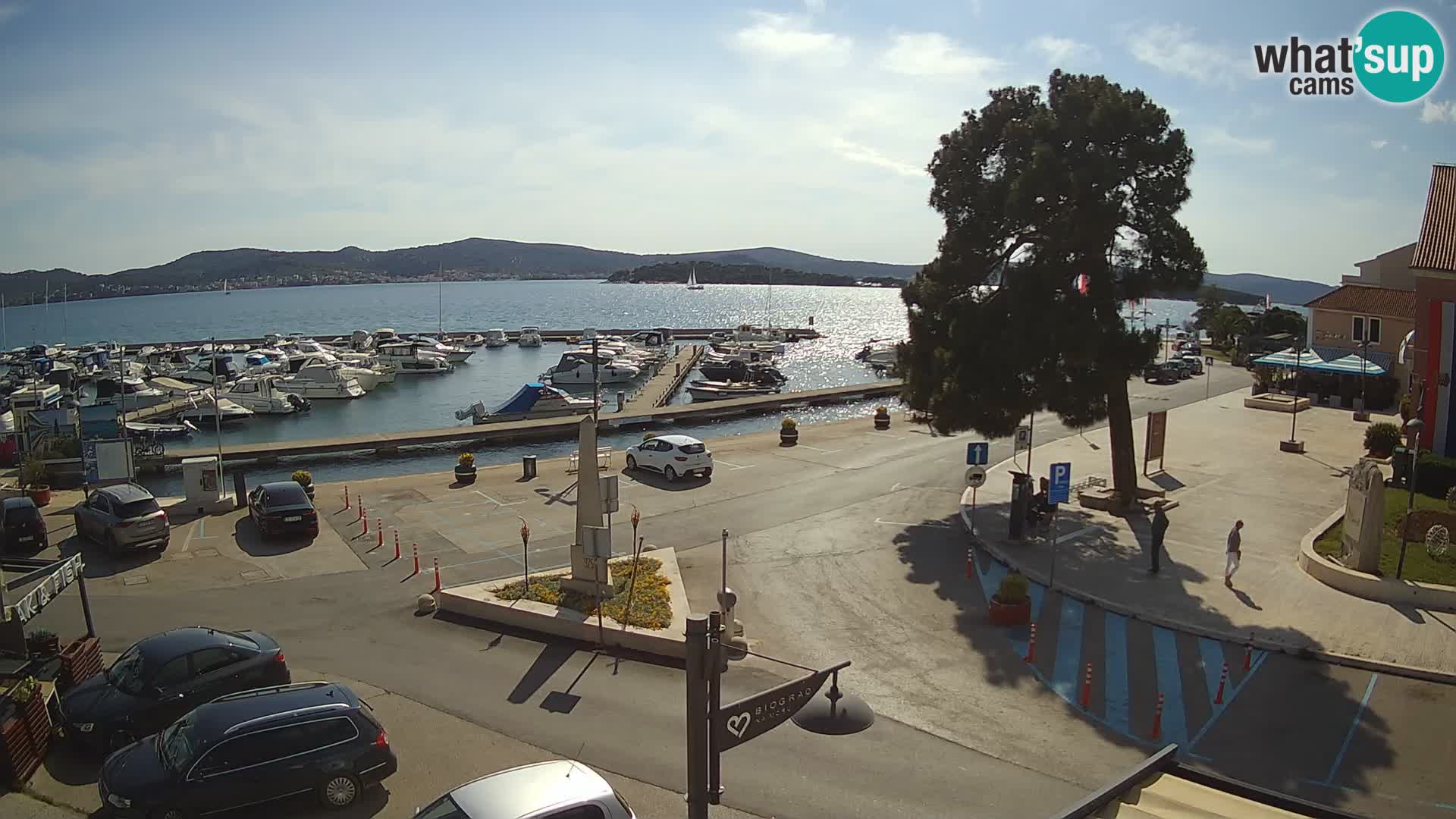 Biograd na Moru webcam – König Tomislav Platz