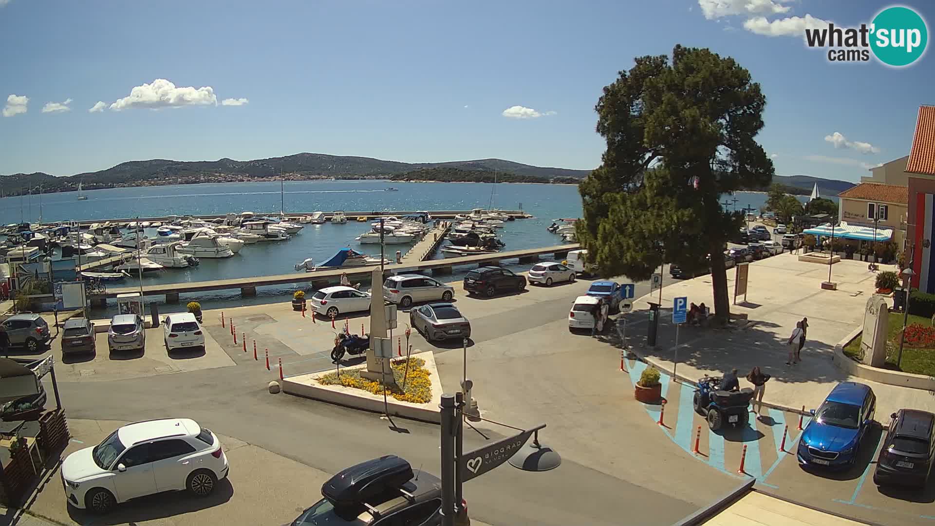 Biograd na Moru webcam – König Tomislav Platz