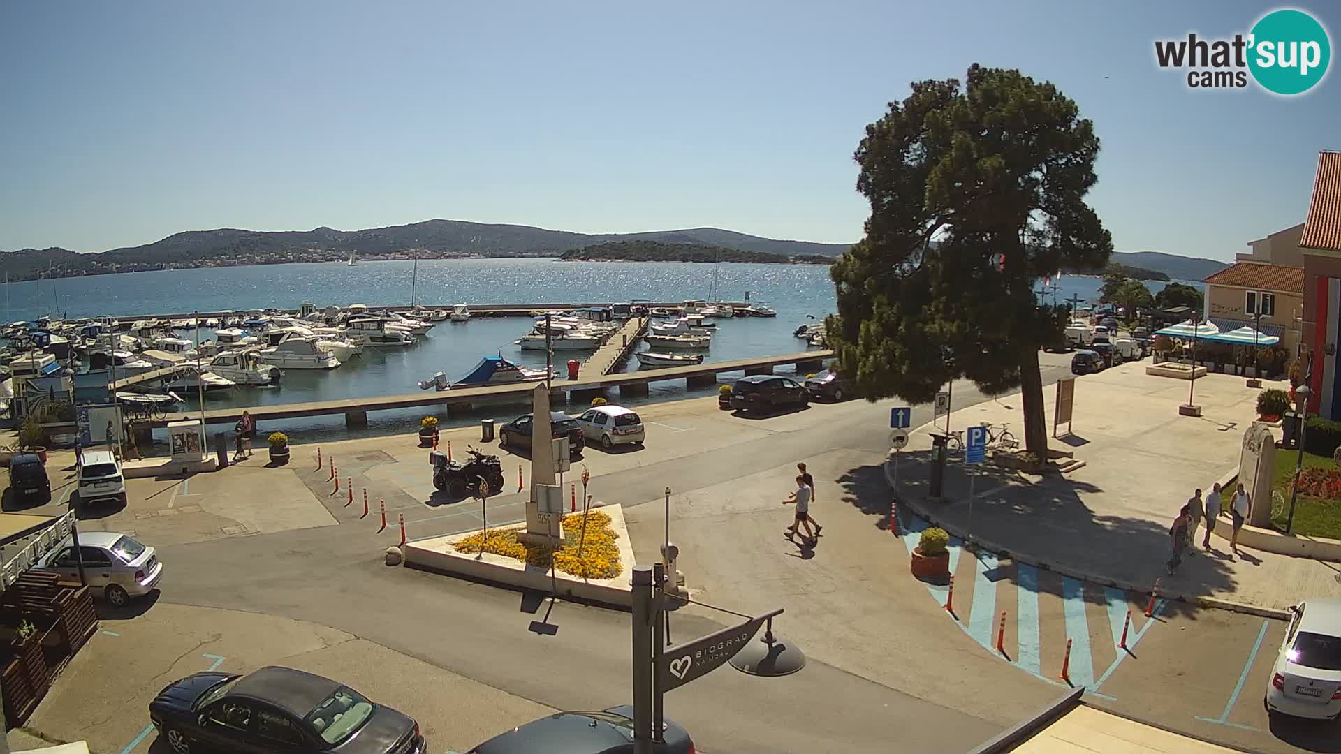 Kamera Biograd na Moru – trg kralja Tomislava