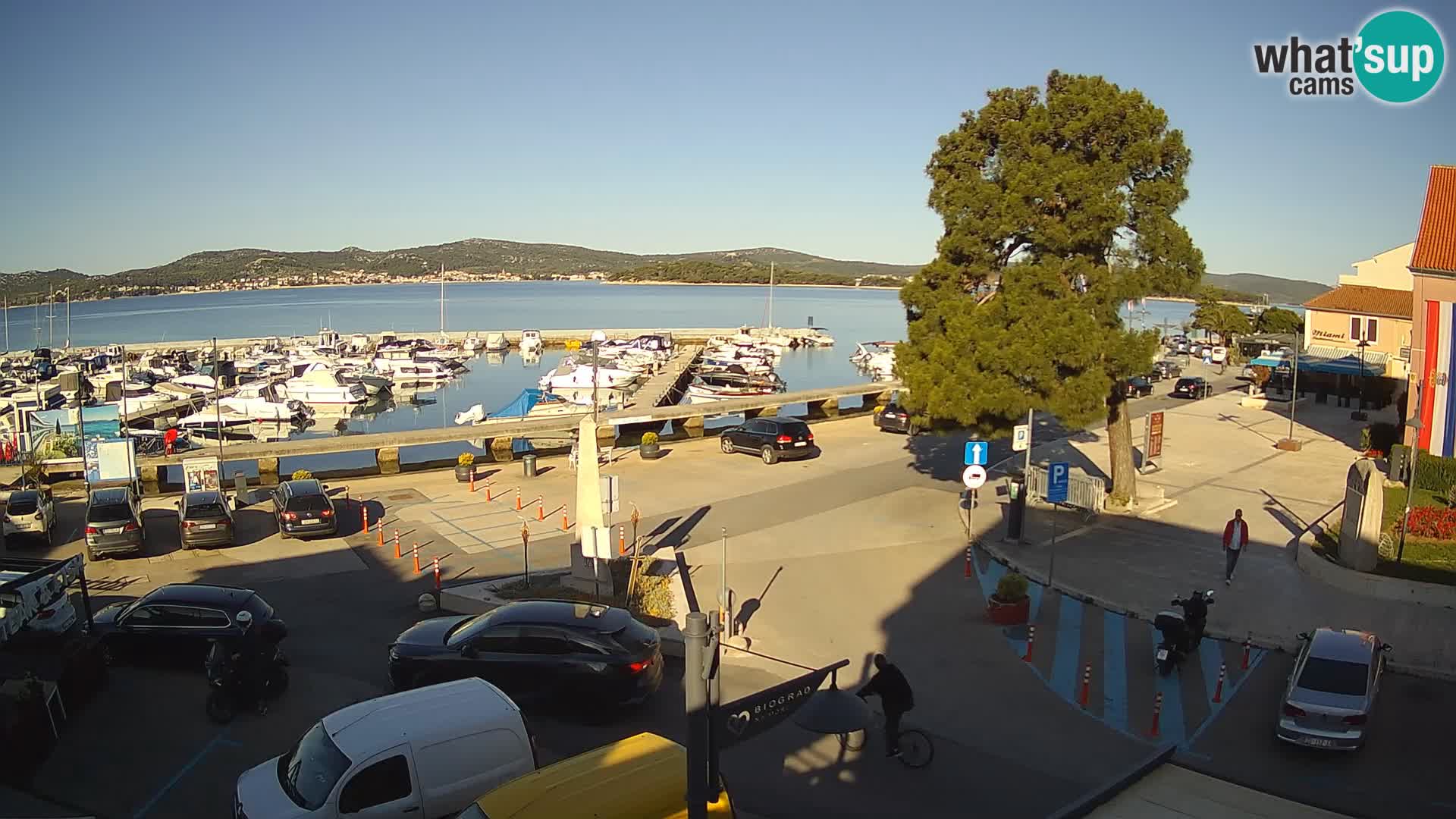 Biograd na Moru webcam – König Tomislav Platz