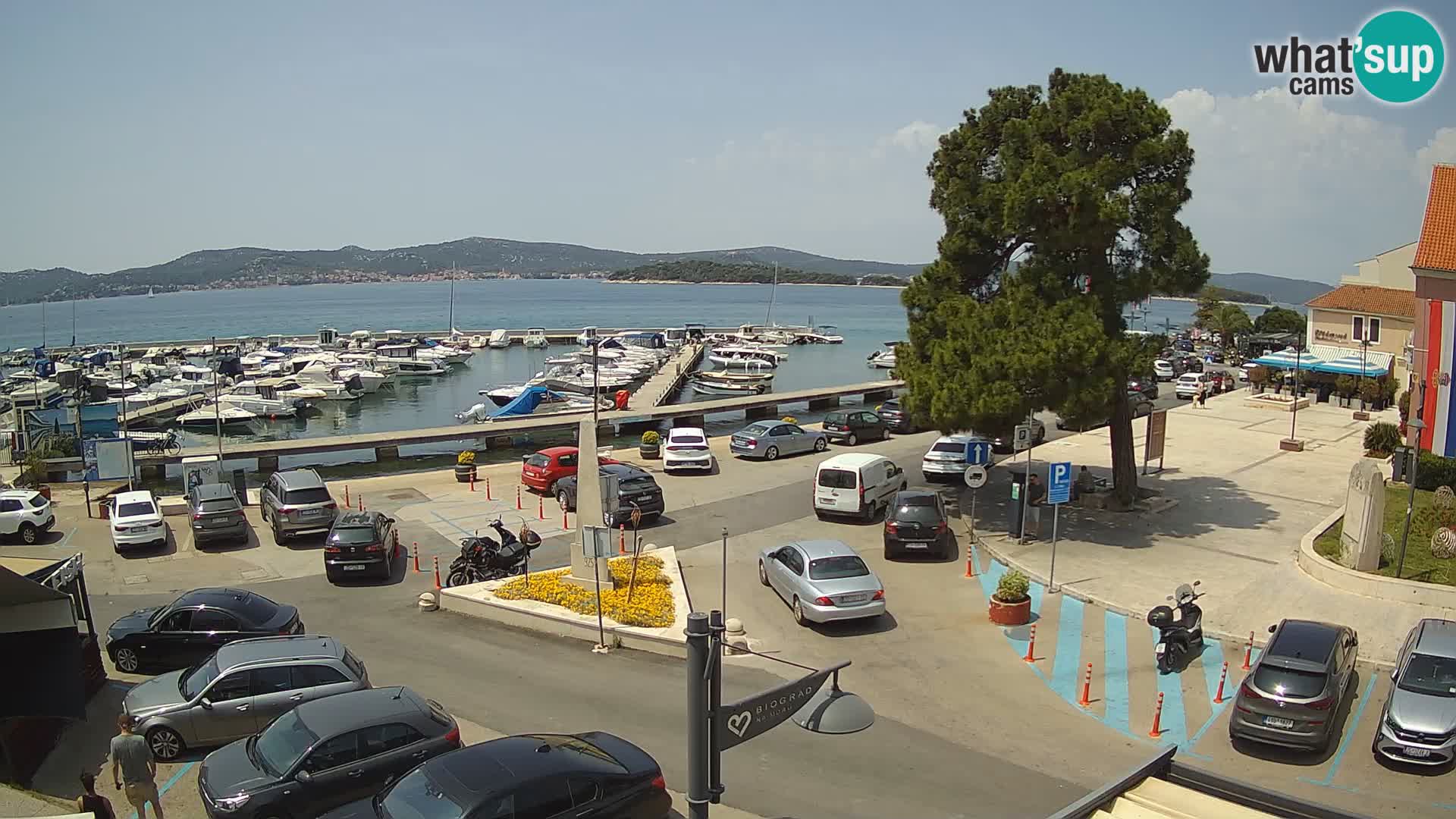 Biograd na Moru webcam – König Tomislav Platz