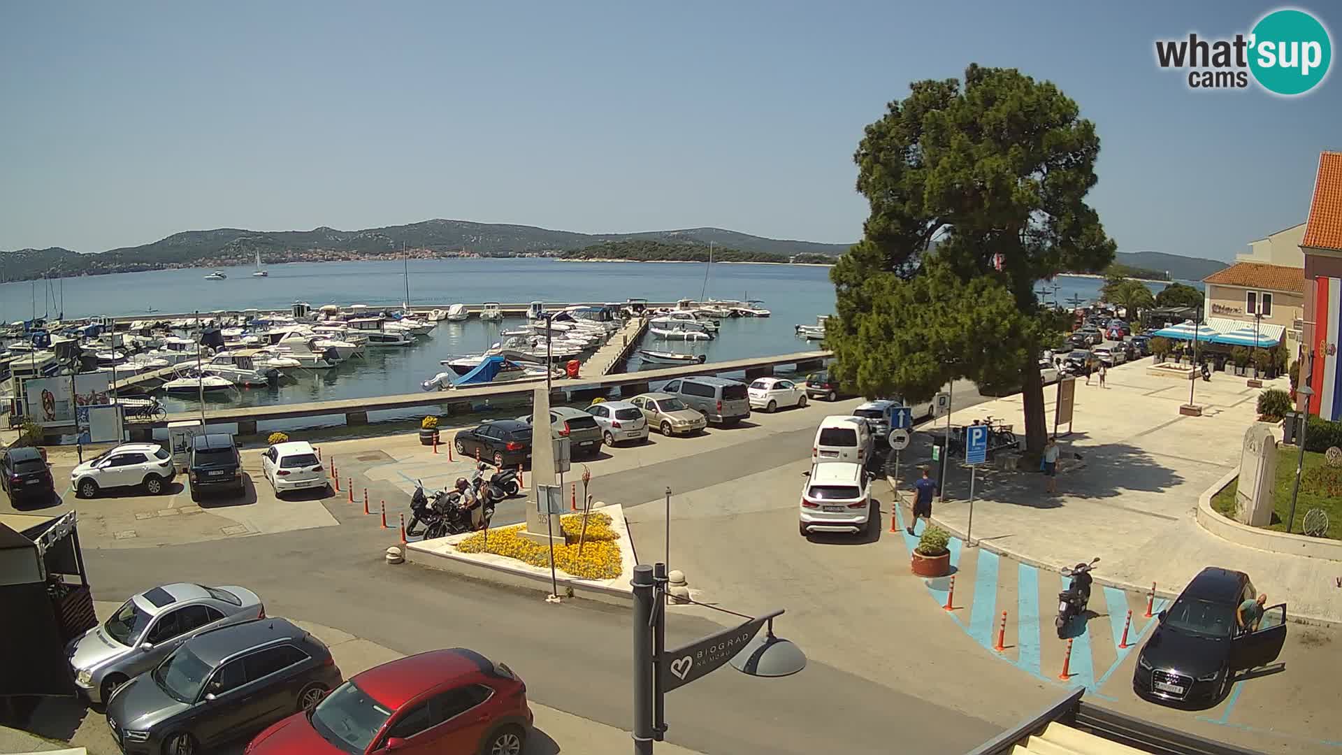 Biograd na Moru webcam – König Tomislav Platz