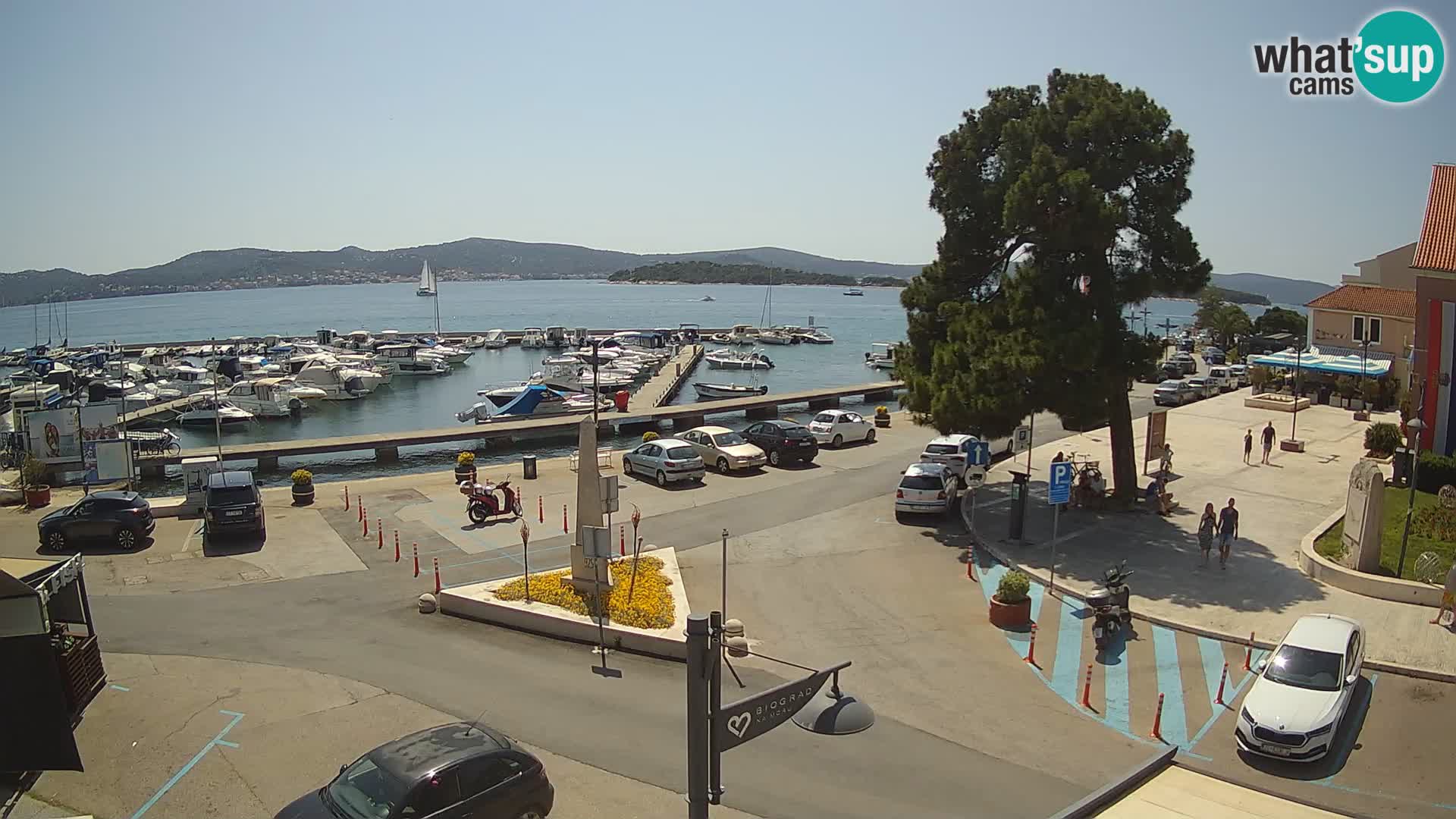 Kamera Biograd na Moru – trg kralja Tomislava