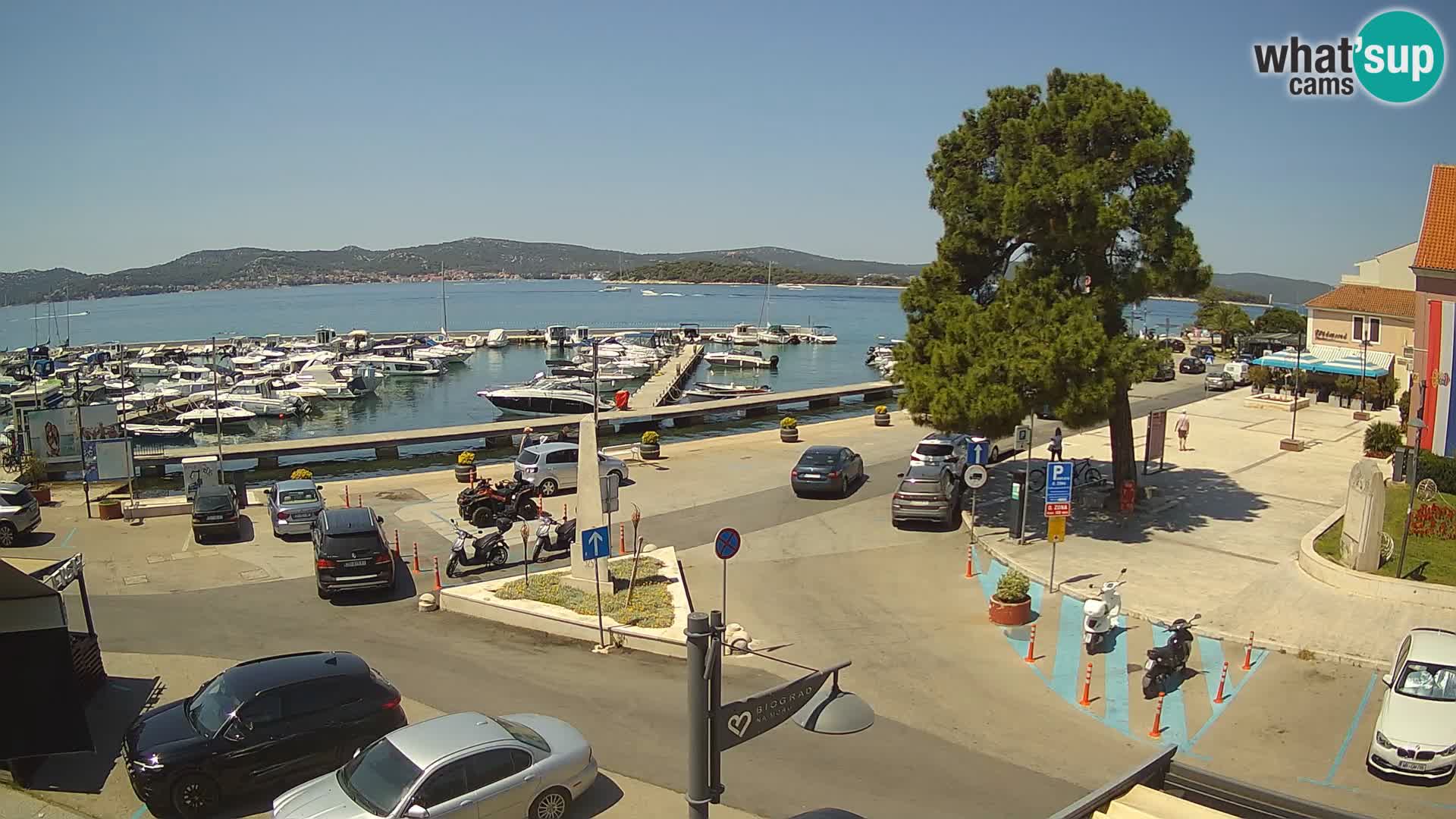 Kamera Biograd na Moru – trg kralja Tomislava