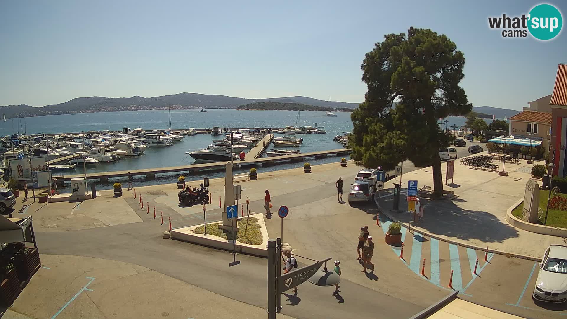 Kamera Biograd na Moru – trg kralja Tomislava