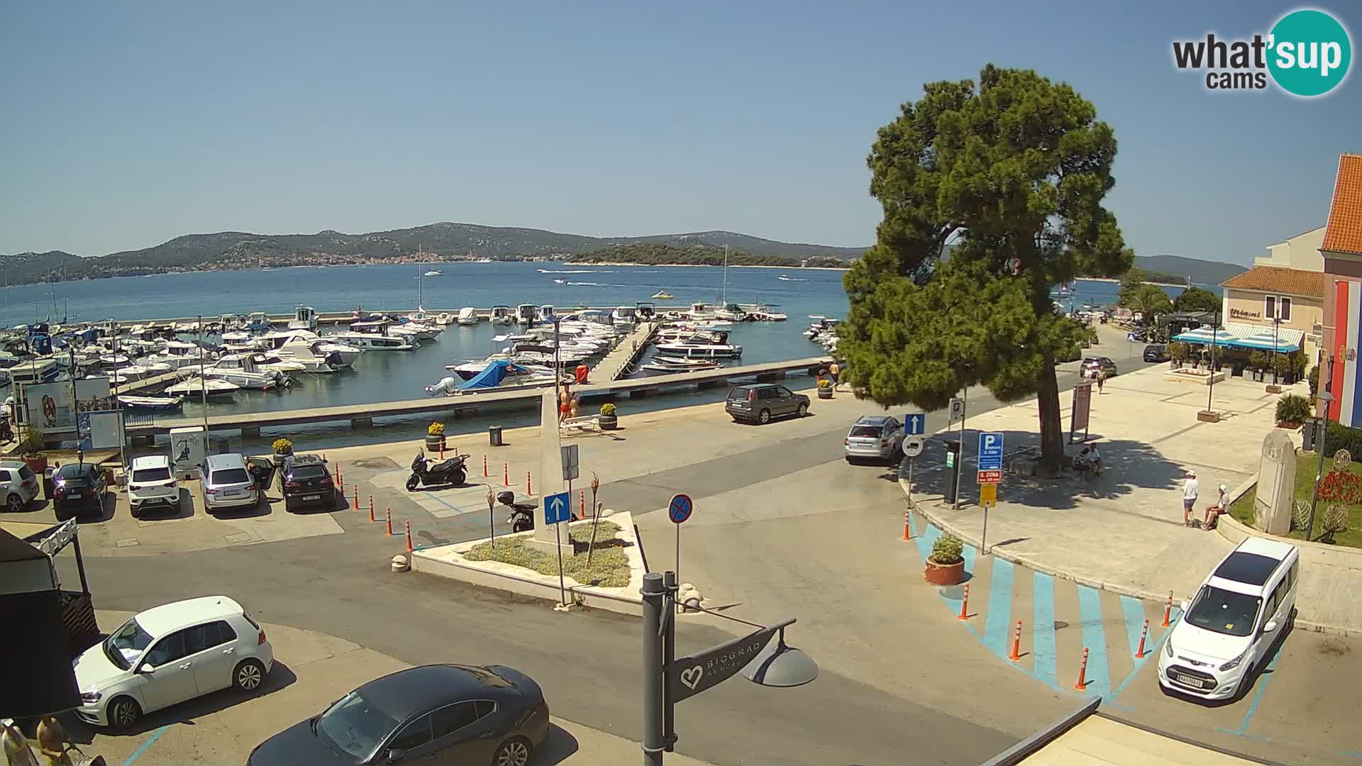 Kamera Biograd na Moru – trg kralja Tomislava