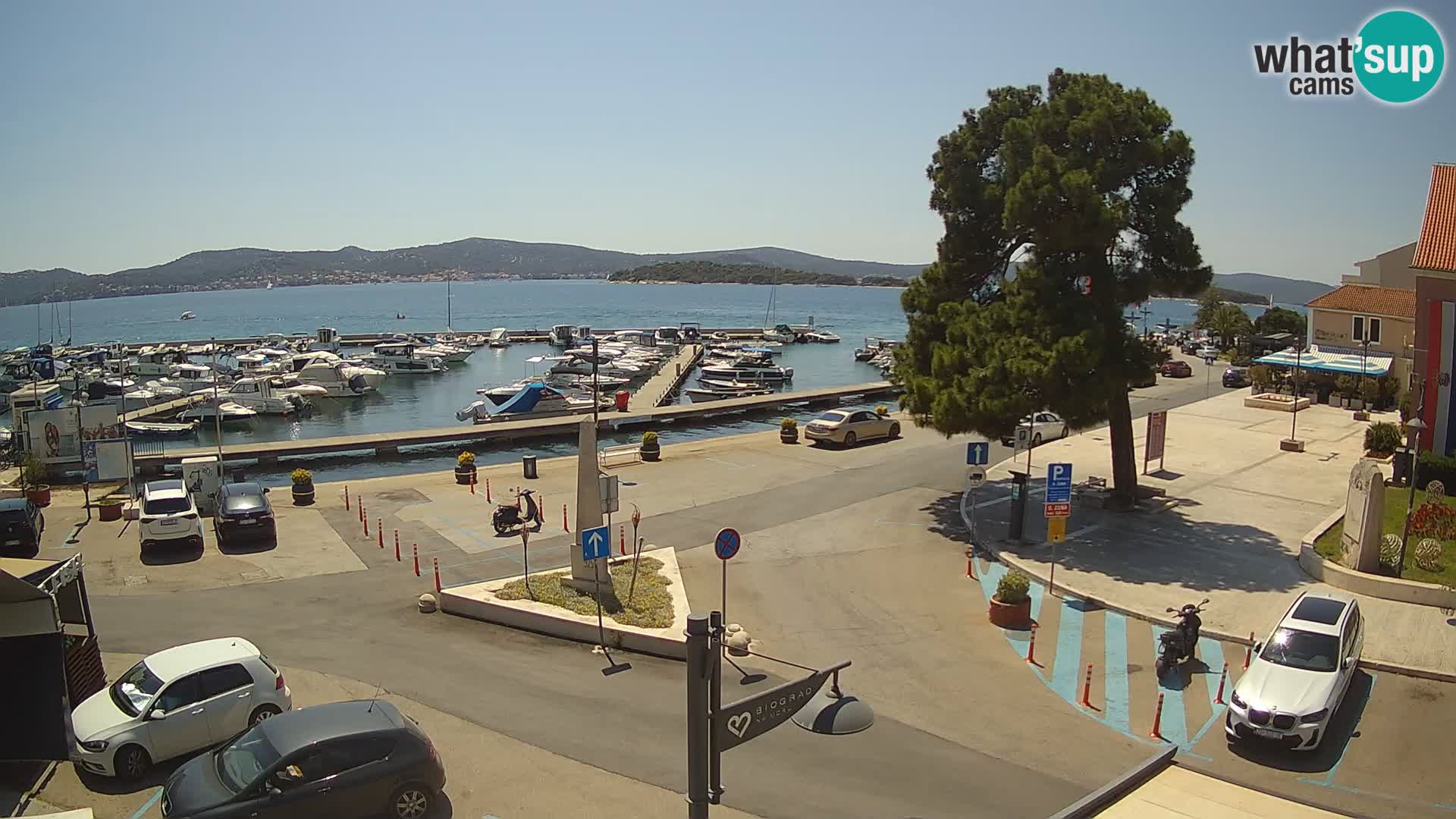 Kamera Biograd na Moru – trg kralja Tomislava