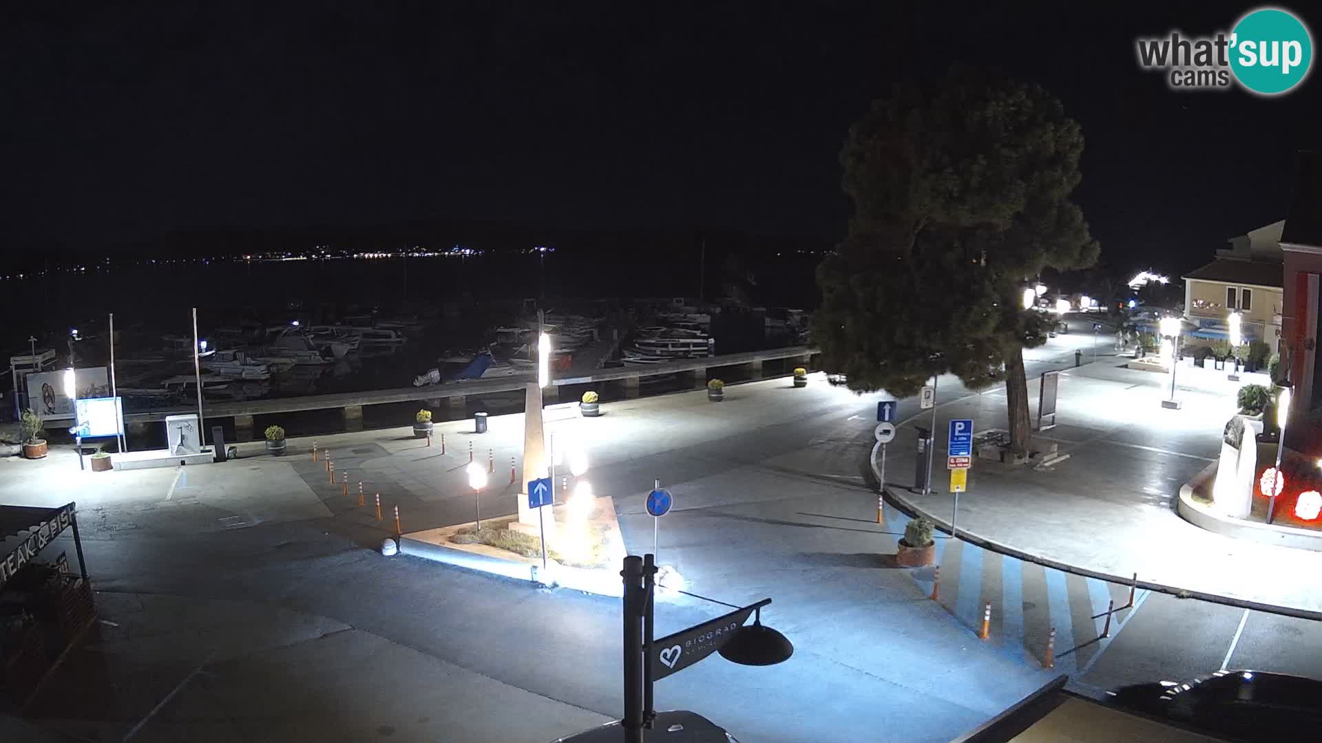 Biograd na Moru webcam – König Tomislav Platz