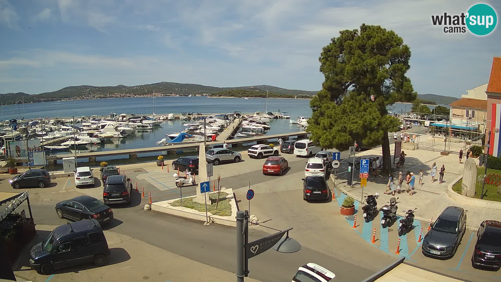 Biograd na Moru webcam – König Tomislav Platz