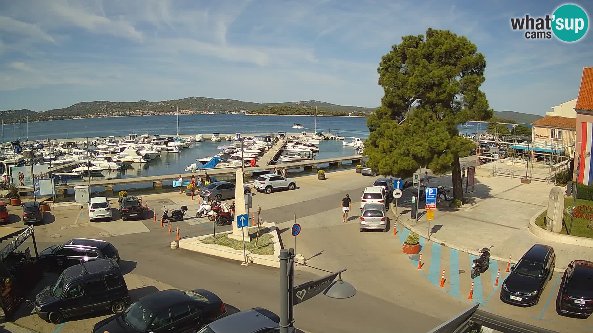 Biograd na Moru webcam – König Tomislav Platz