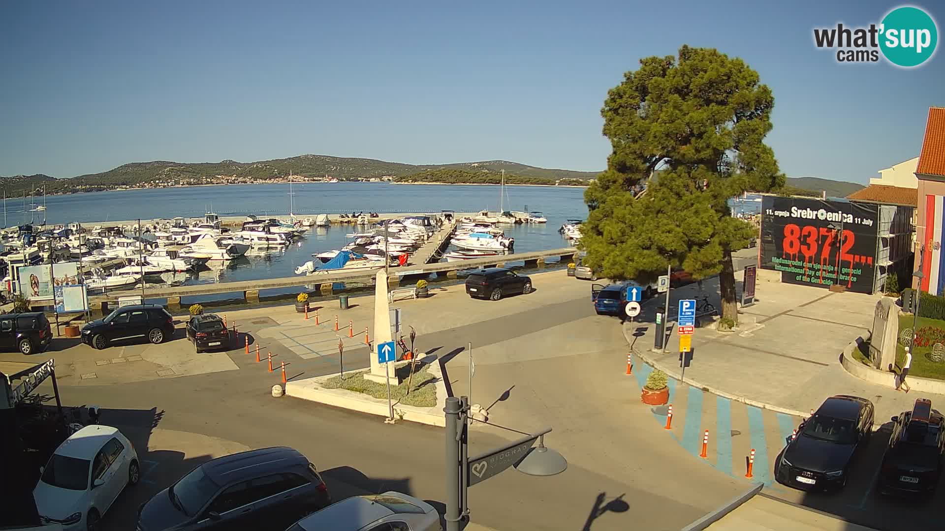 Biograd na Moru webcam – König Tomislav Platz