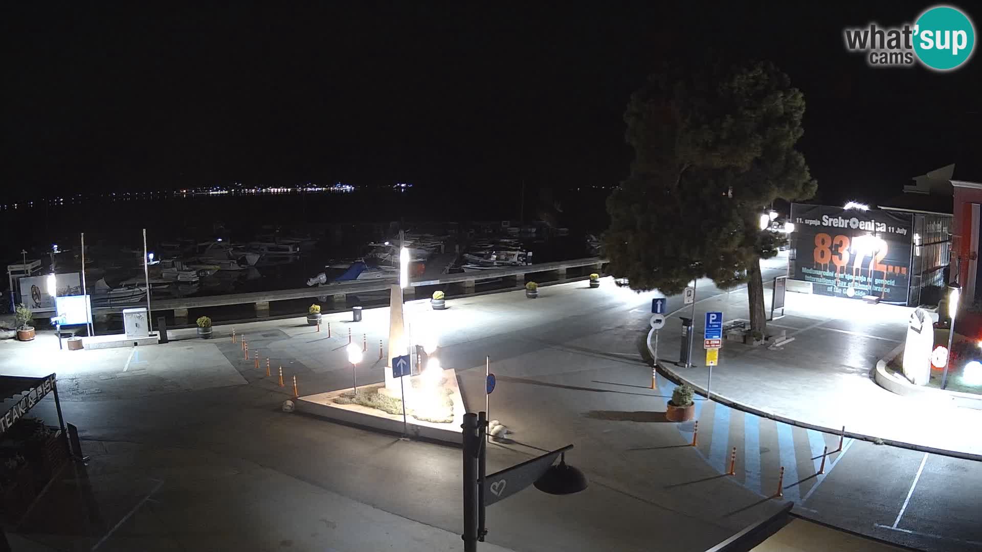 Biograd na Moru webcam – König Tomislav Platz