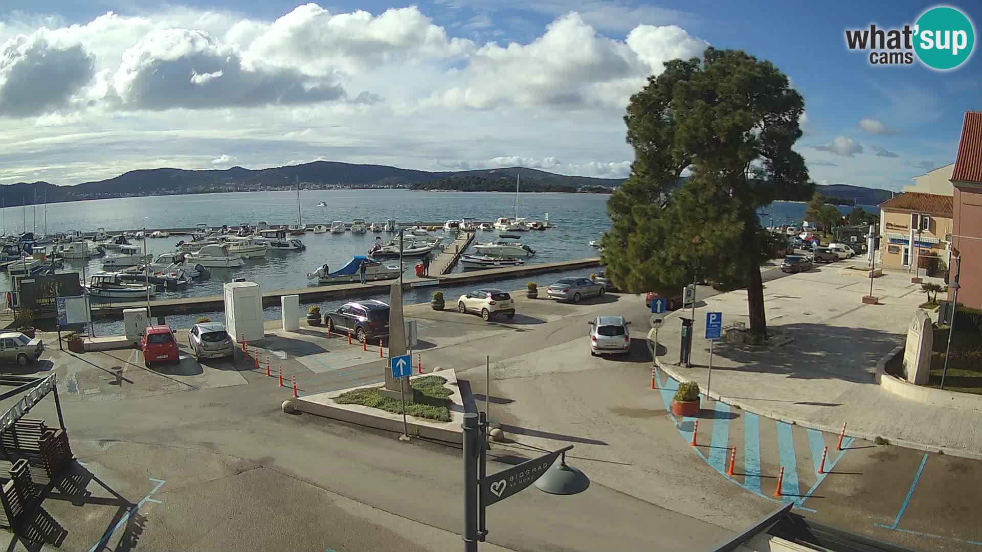Biograd na Moru webcam – König Tomislav Platz