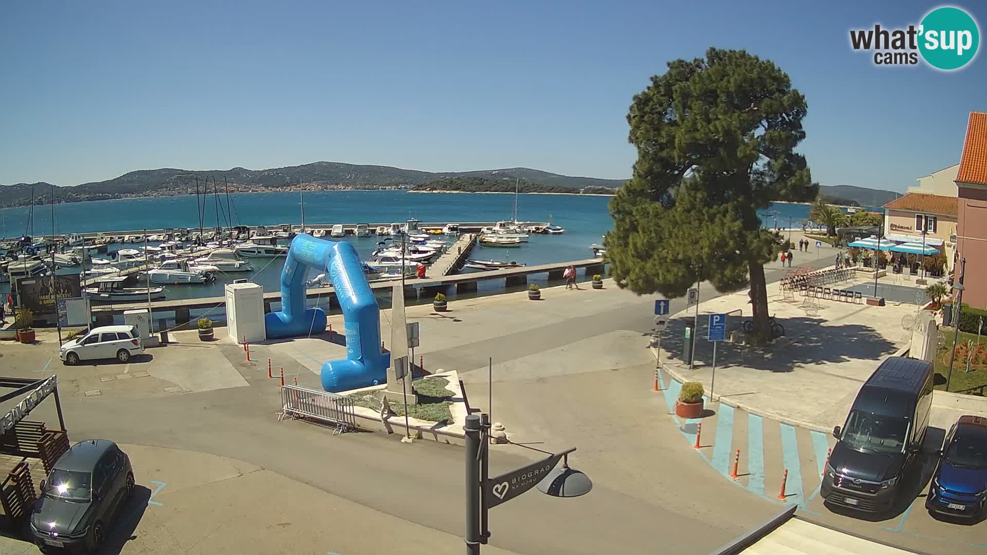 Kamera Biograd na Moru – trg kralja Tomislava