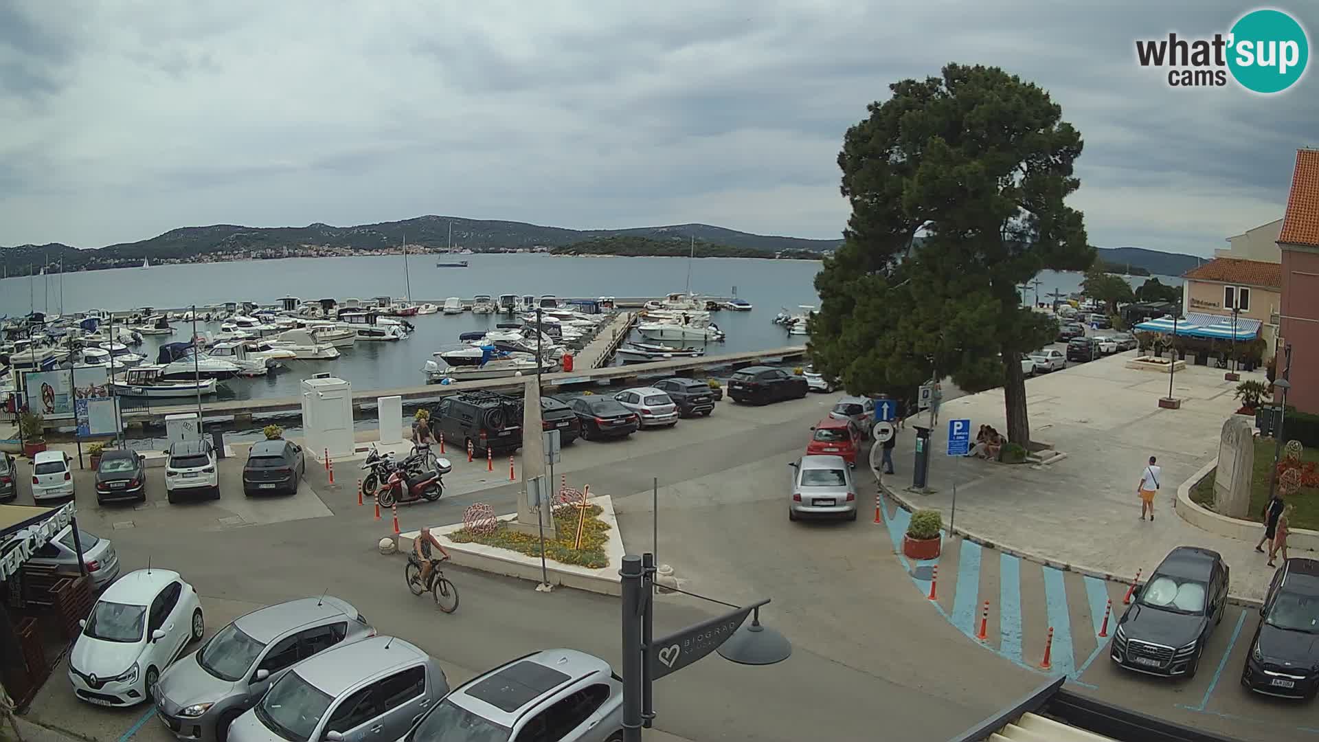 Biograd na Moru webcam – König Tomislav Platz