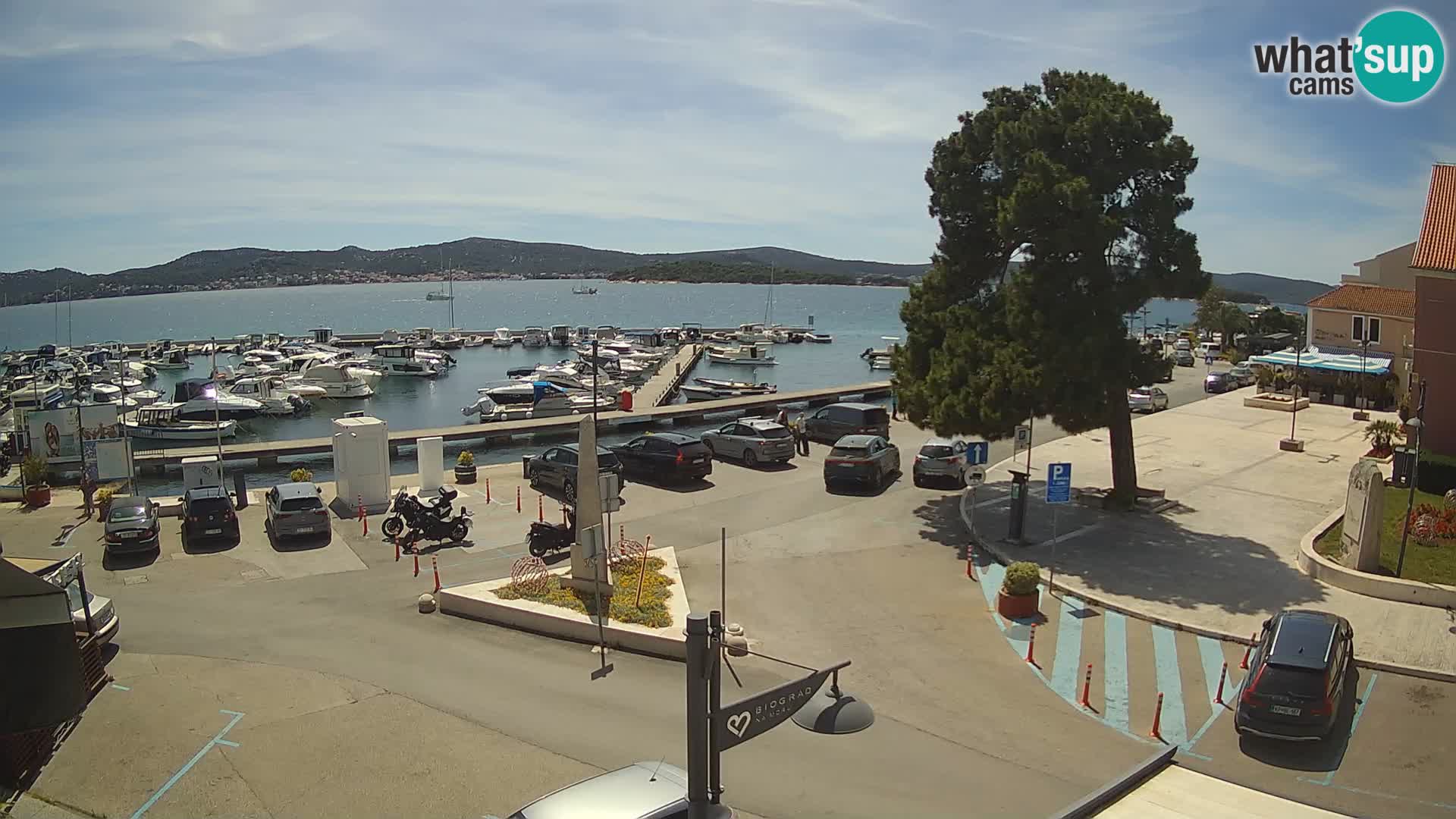 Kamera Biograd na Moru – trg kralja Tomislava